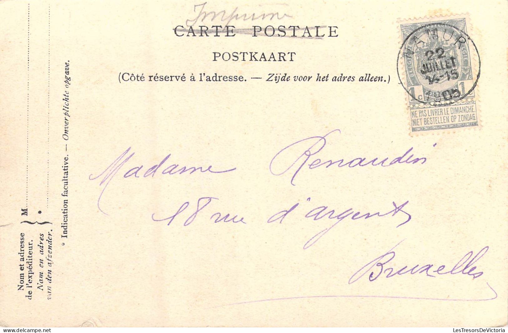 BELGIQUE - Yvoir - Vallée Du Bocq - Carte Postale Ancienne - Yvoir