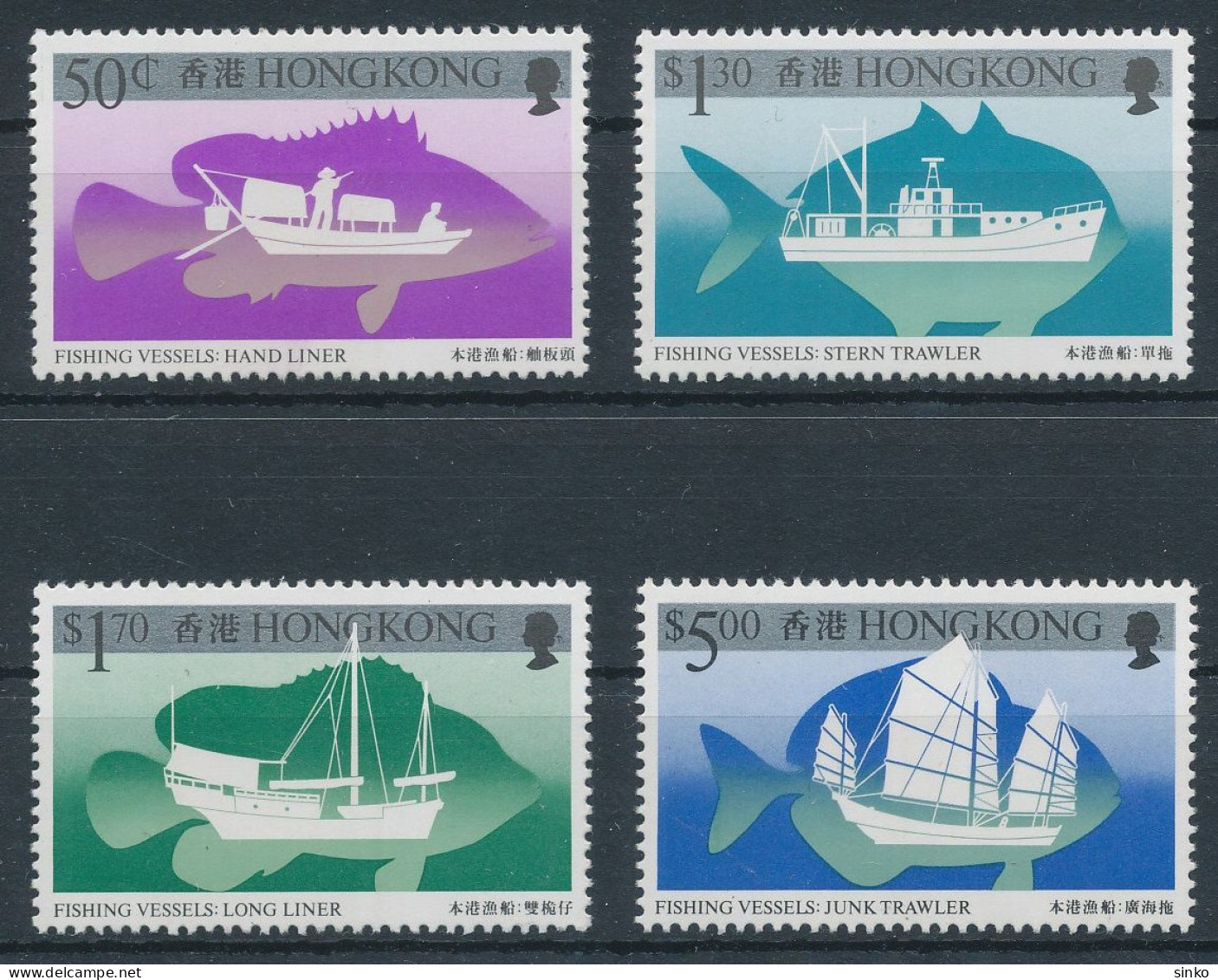 1986. Hong Kong - Transport - Autres (Mer)