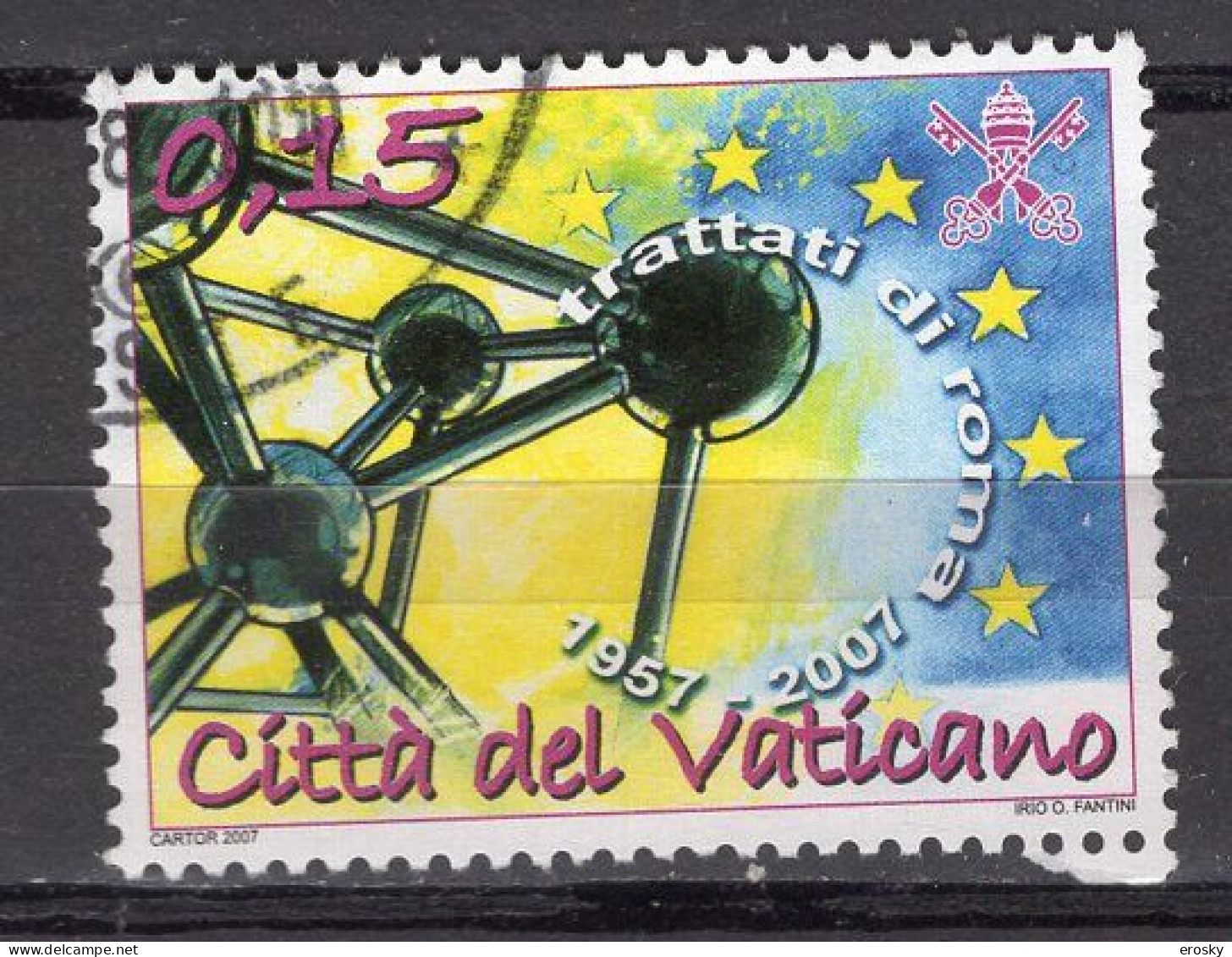 Z2254 - VATICANO SASSONE N°1443 - VATICAN Yv N°1438 - Gebraucht