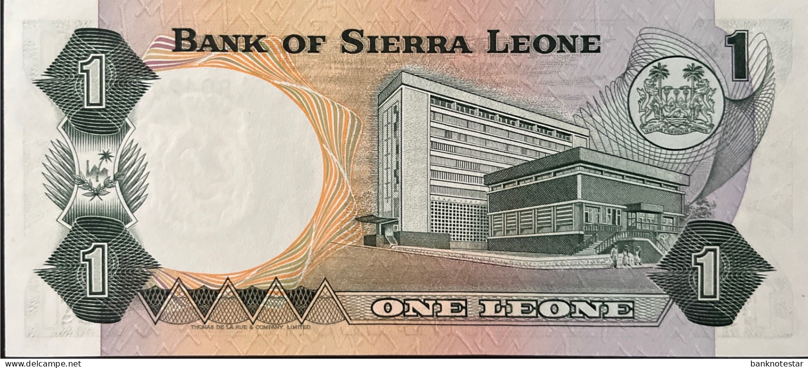 Sierra Leone 1 Leone, P-5e (4.8.1984) - UNC - Sierra Leona