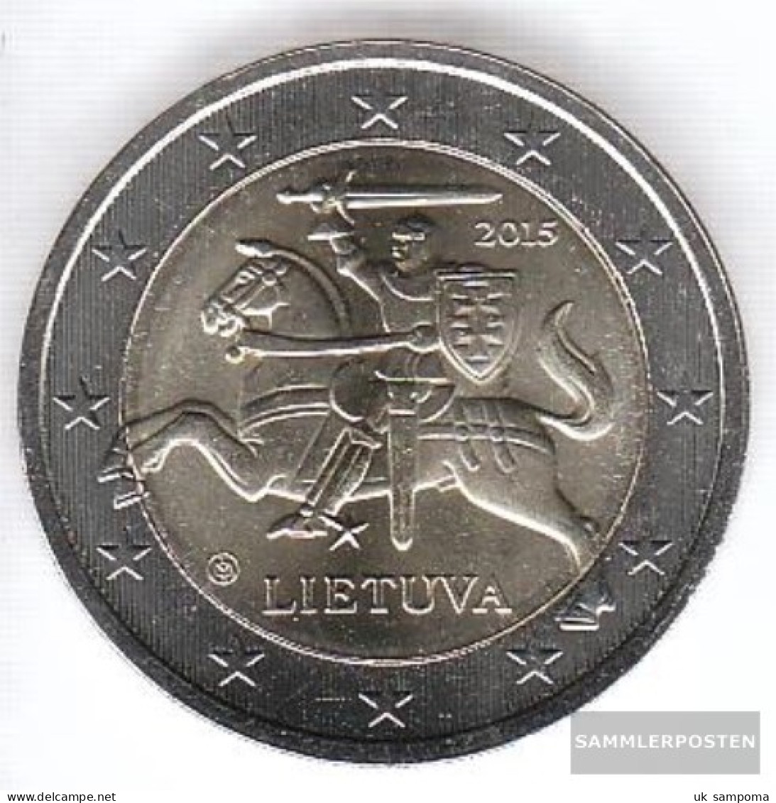 Lithuania LIT 9 2015 Stgl./unzirkuliert Stgl./unzirkuliert 2015 Kursmünze 2 Euro - Lituanie