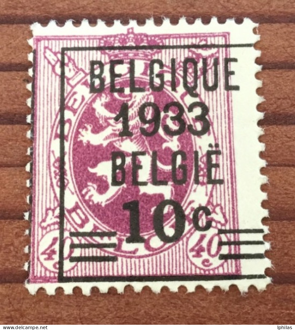 Belgien 1933 MH* - 1929-1937 Heraldieke Leeuw