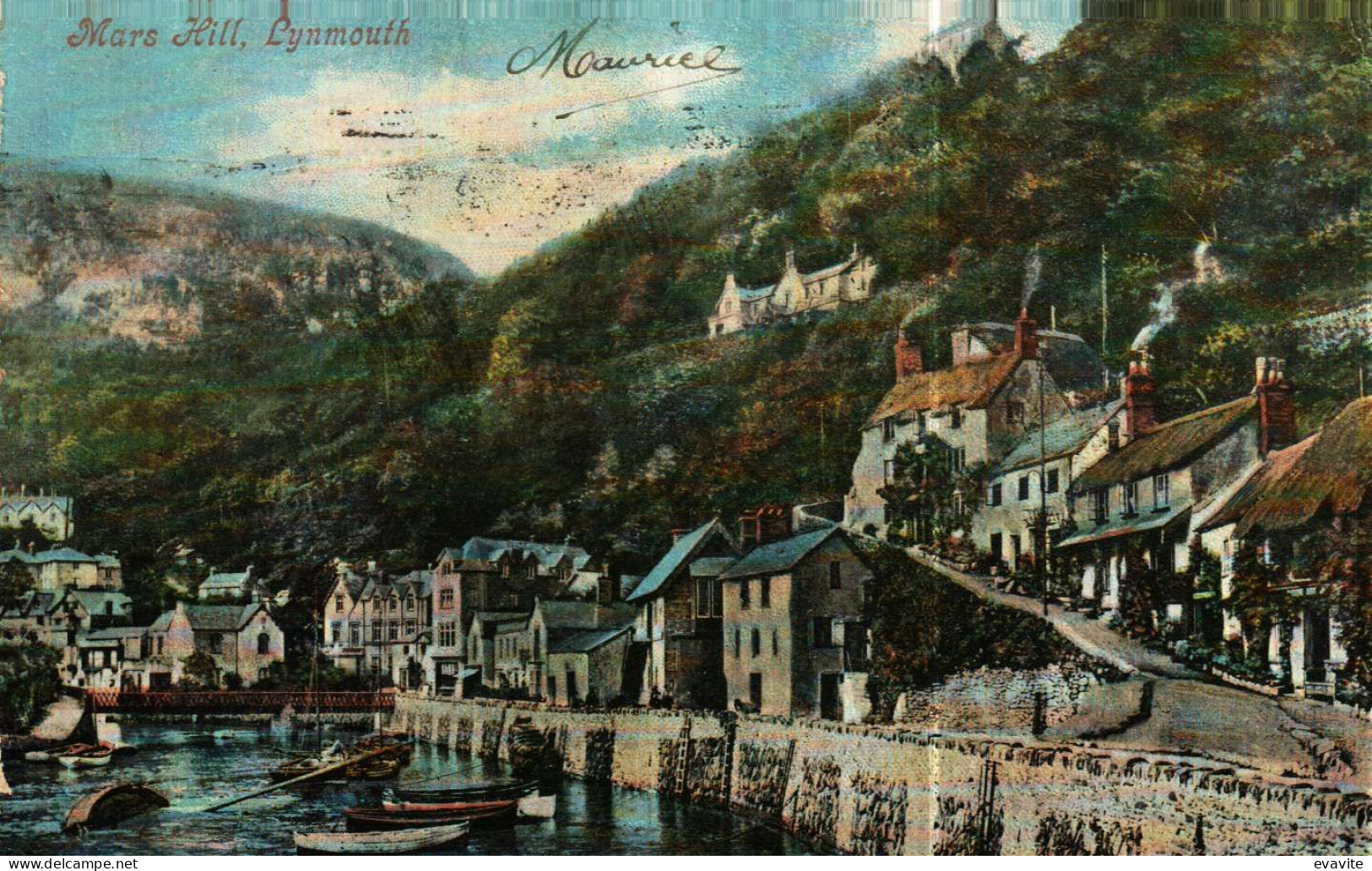 CPA   Royaume-Uni Angleterre -   LYNMOUTH   Mars Hill - Lynmouth & Lynton