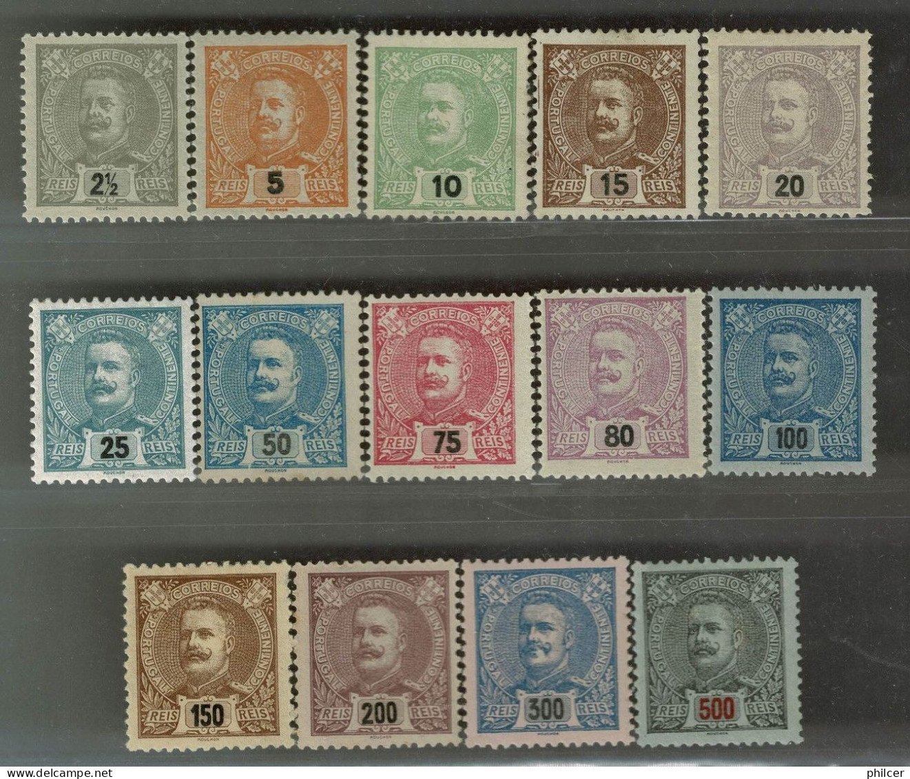 Portugal, 1895/6, # 126/139, MH - Unused Stamps