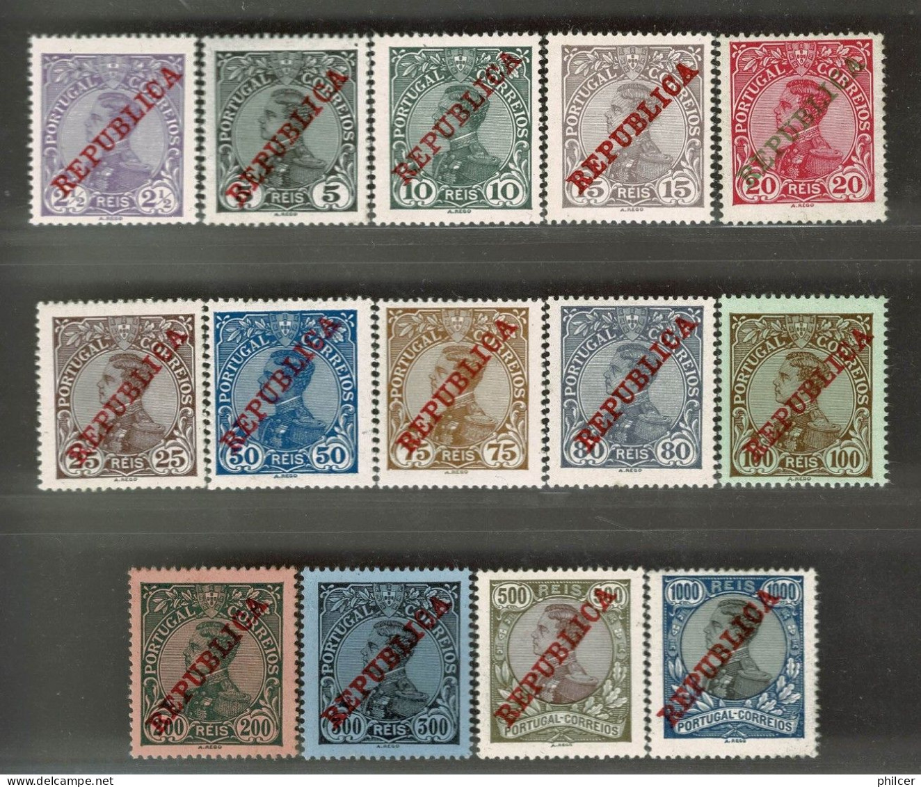 Portugal, 1910, # 170/183, MNH - Unused Stamps