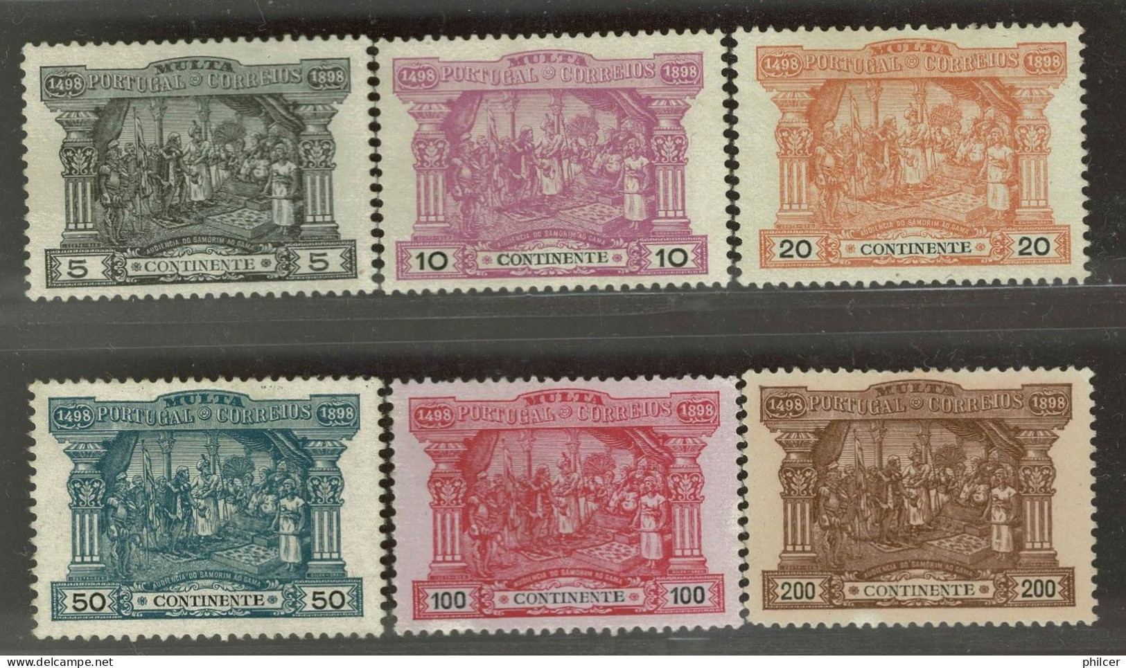 Portugal, 1898, # 1/6, Porteado, MNH - Ongebruikt