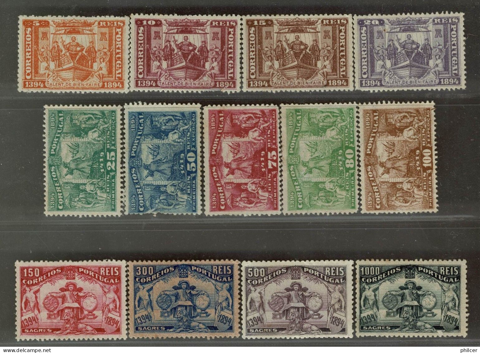 Portugal, 1894, # 98/110, MH - Unused Stamps