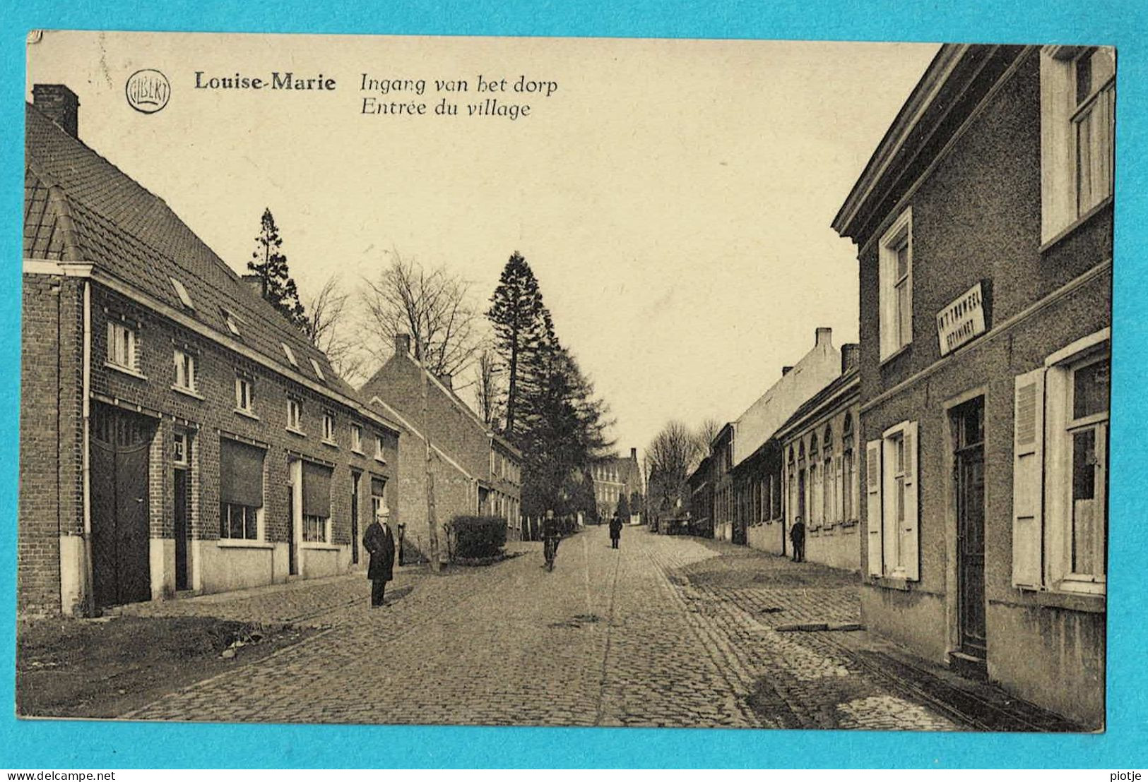 * Louise Marie (Maarkedal - Oost Vlaanderen) * (Albert, Drukkerij Desmet Ronse) Entrée Du Village, Ingang Van Het Dorp - Maarkedal