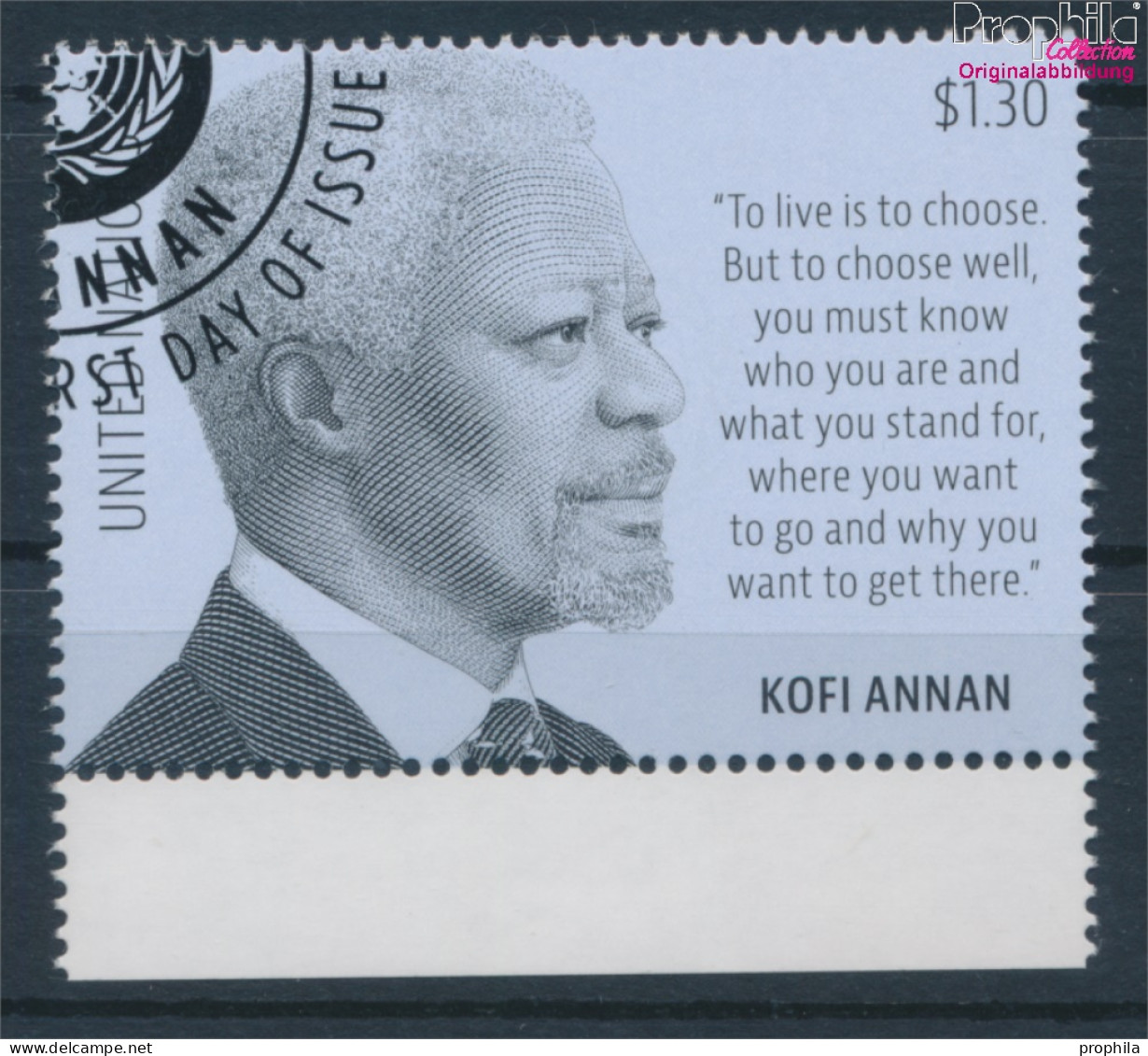 UNO - New York 1711 (kompl.Ausg.) Gestempelt 2019 Kofi Annan (10159937 - Used Stamps