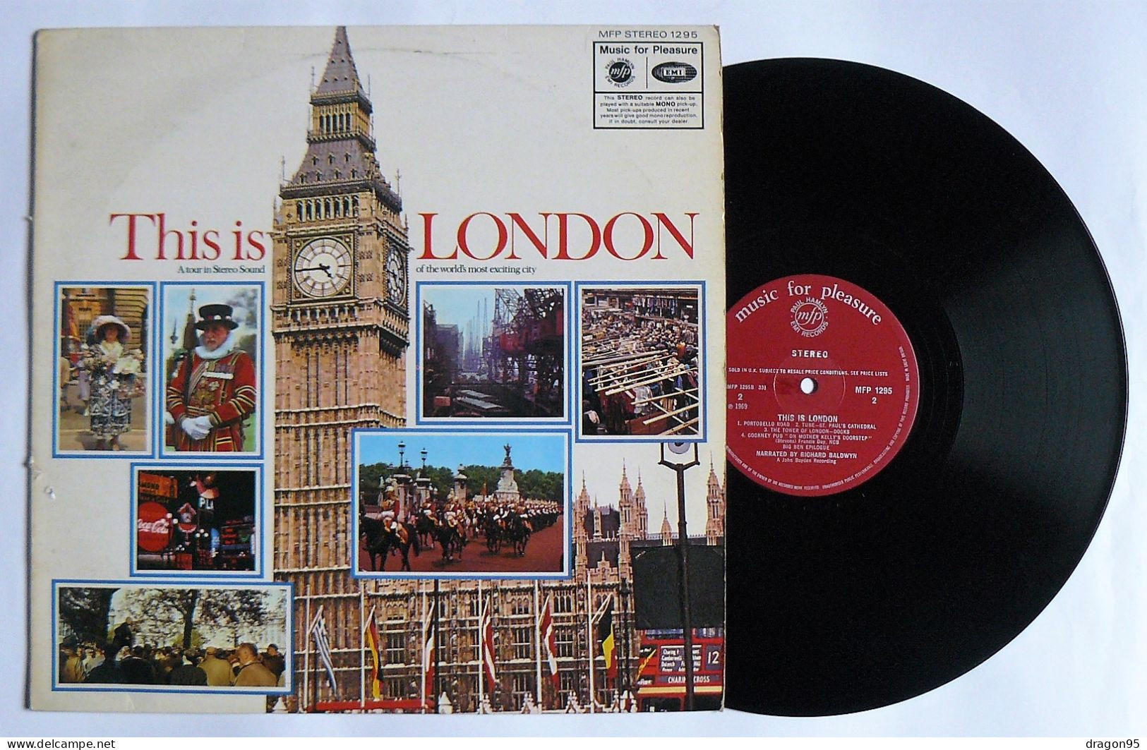 LP Richard BALDWYN : This Is London - MFP 1295 - UK - 1969 - Strumentali