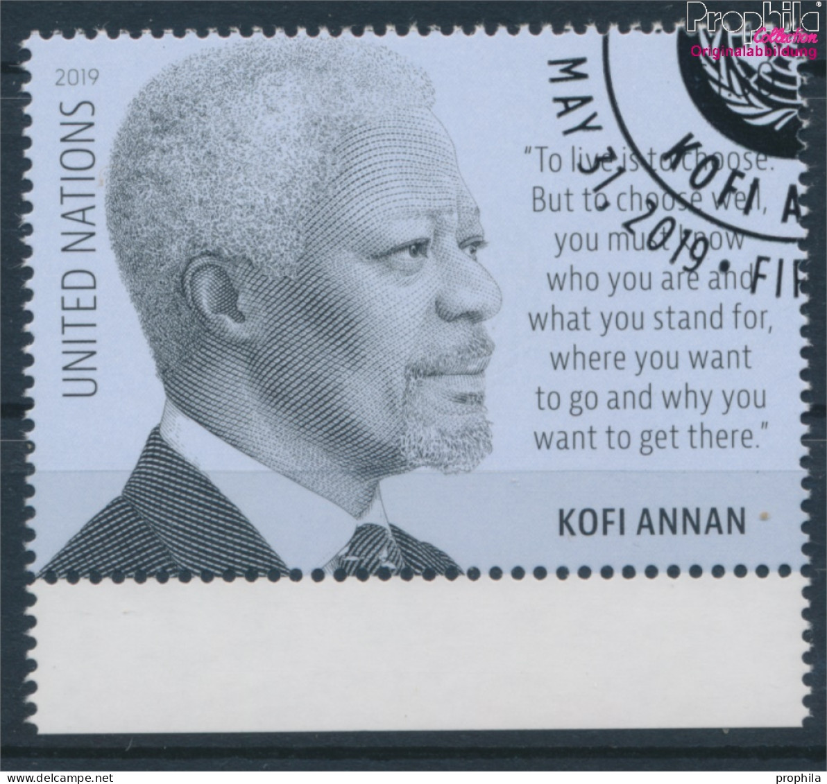 UNO - New York 1711 (kompl.Ausg.) Gestempelt 2019 Kofi Annan (10159938 - Oblitérés