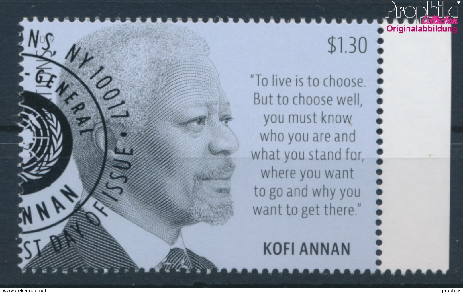 UNO - New York 1711 (kompl.Ausg.) Gestempelt 2019 Kofi Annan (10159943 - Used Stamps