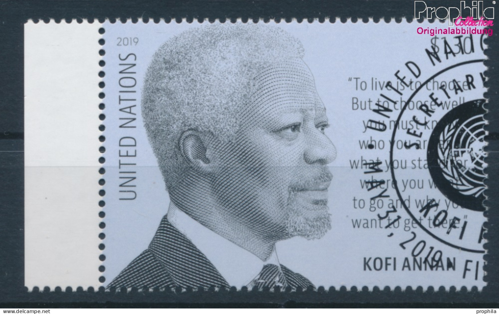 UNO - New York 1711 (kompl.Ausg.) Gestempelt 2019 Kofi Annan (10159944 - Used Stamps