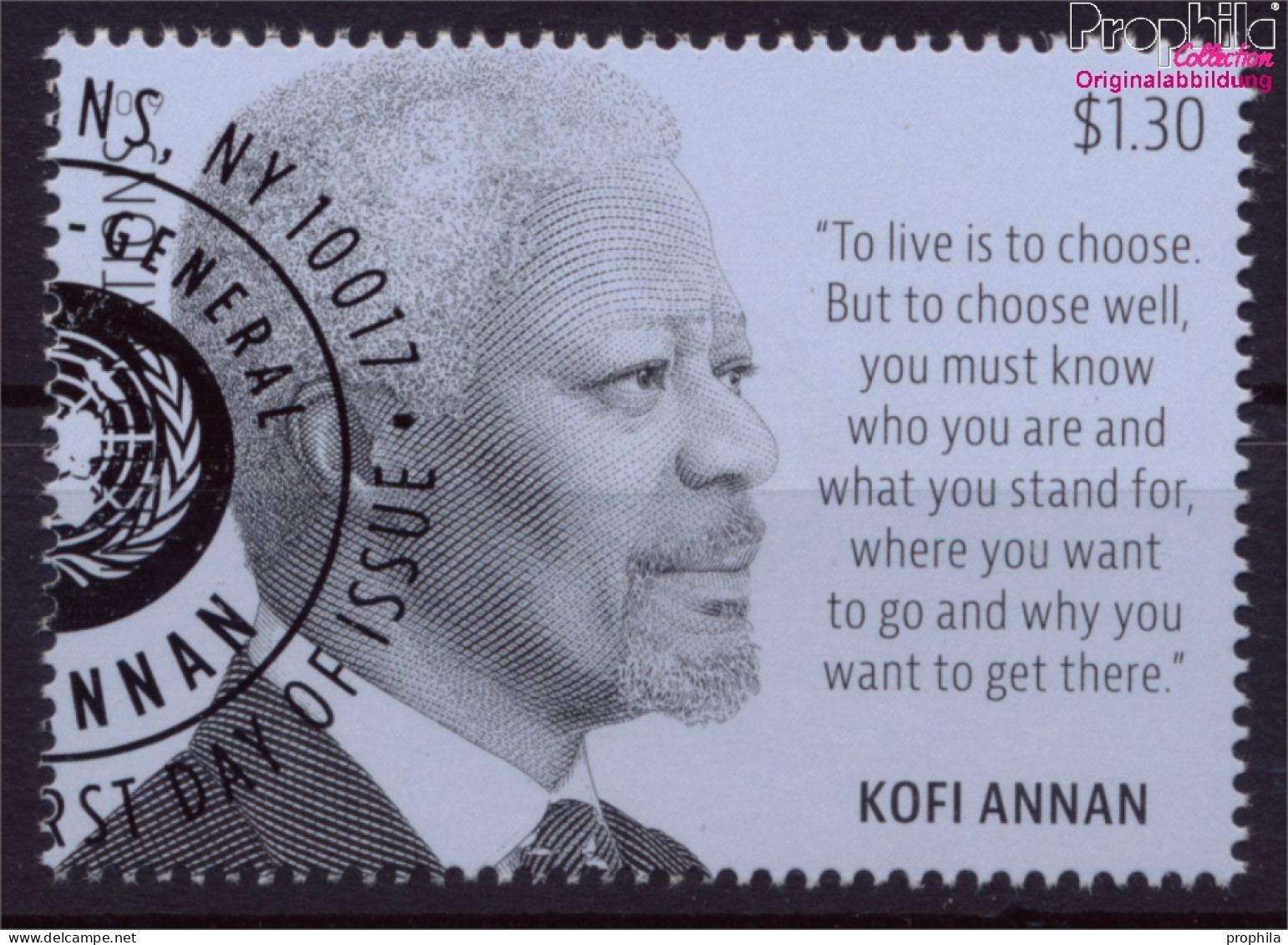 UNO - New York 1711 (kompl.Ausg.) Gestempelt 2019 Kofi Annan (10159945 - Used Stamps