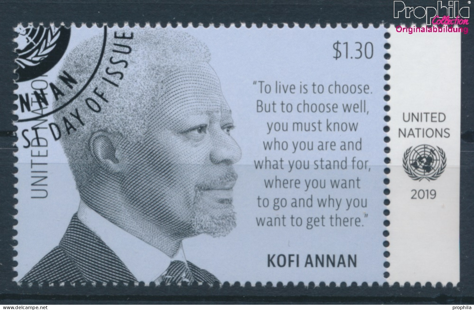 UNO - New York 1711 (kompl.Ausg.) Gestempelt 2019 Kofi Annan (10159947 - Used Stamps