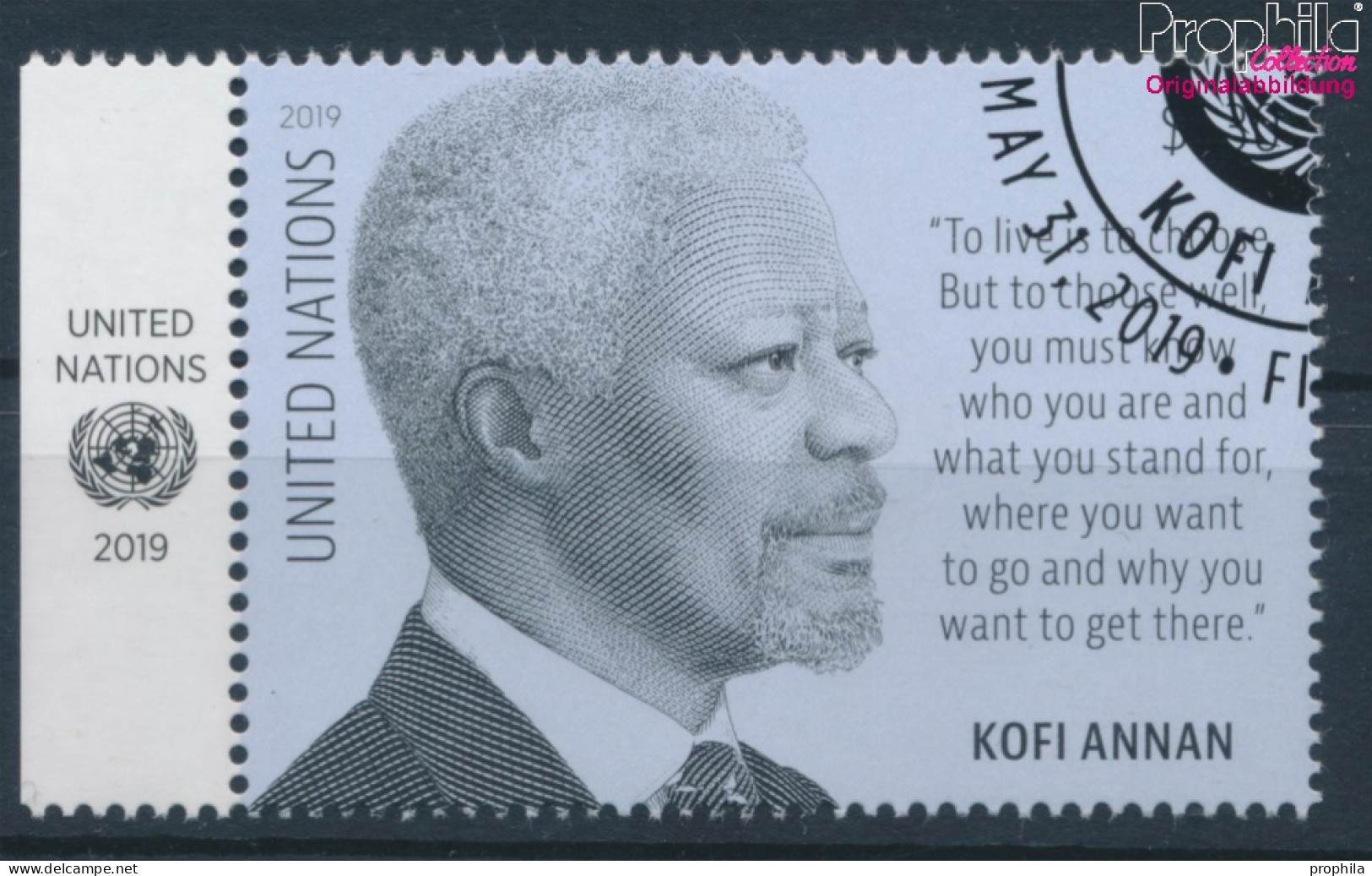 UNO - New York 1711 (kompl.Ausg.) Gestempelt 2019 Kofi Annan (10159948 - Usati