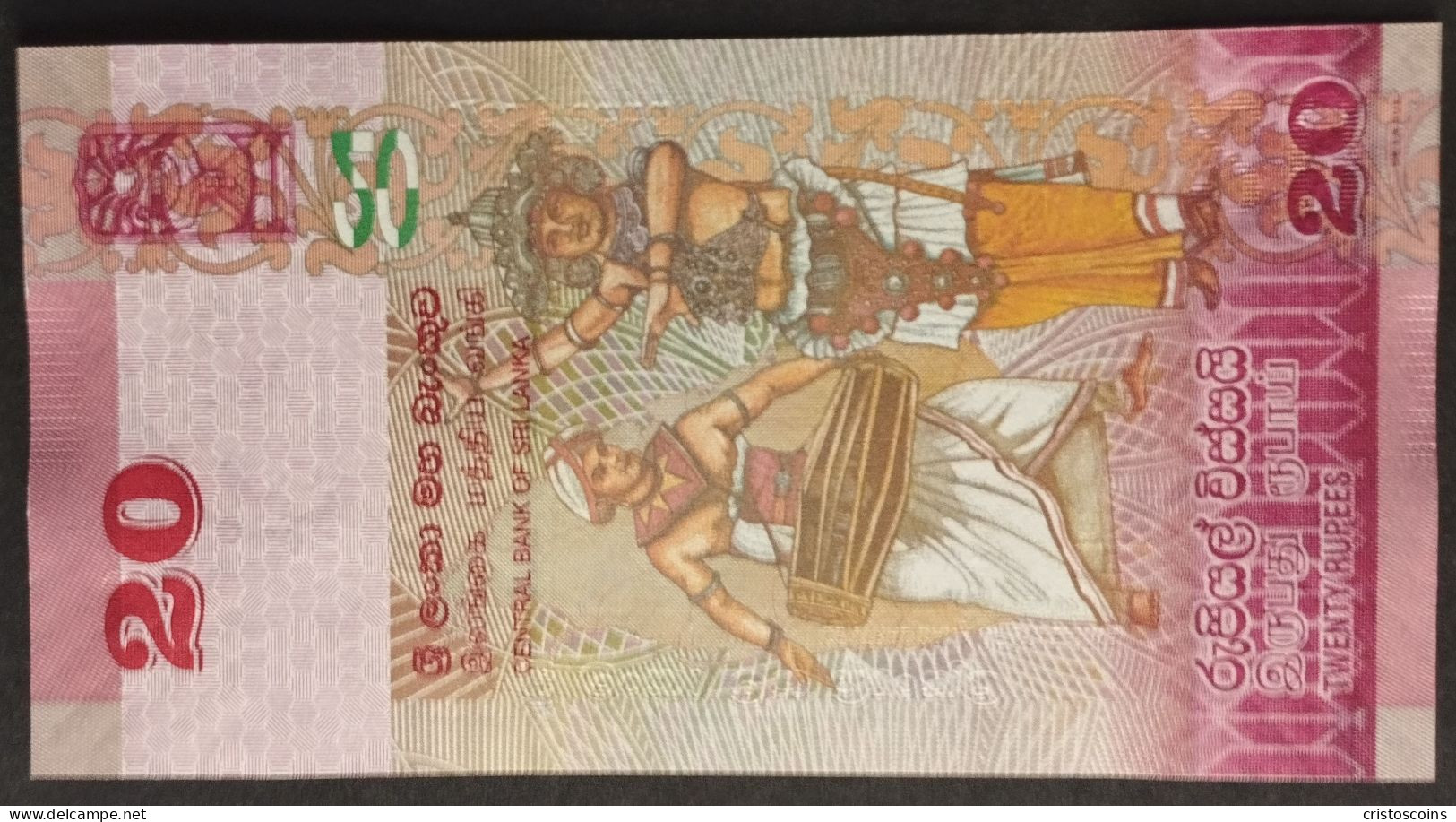 Set 5 Pezzi Sri Lanka 20 Rupees,  Consecutivi 2015, P-123c, UNC(B/1-21 - Sri Lanka