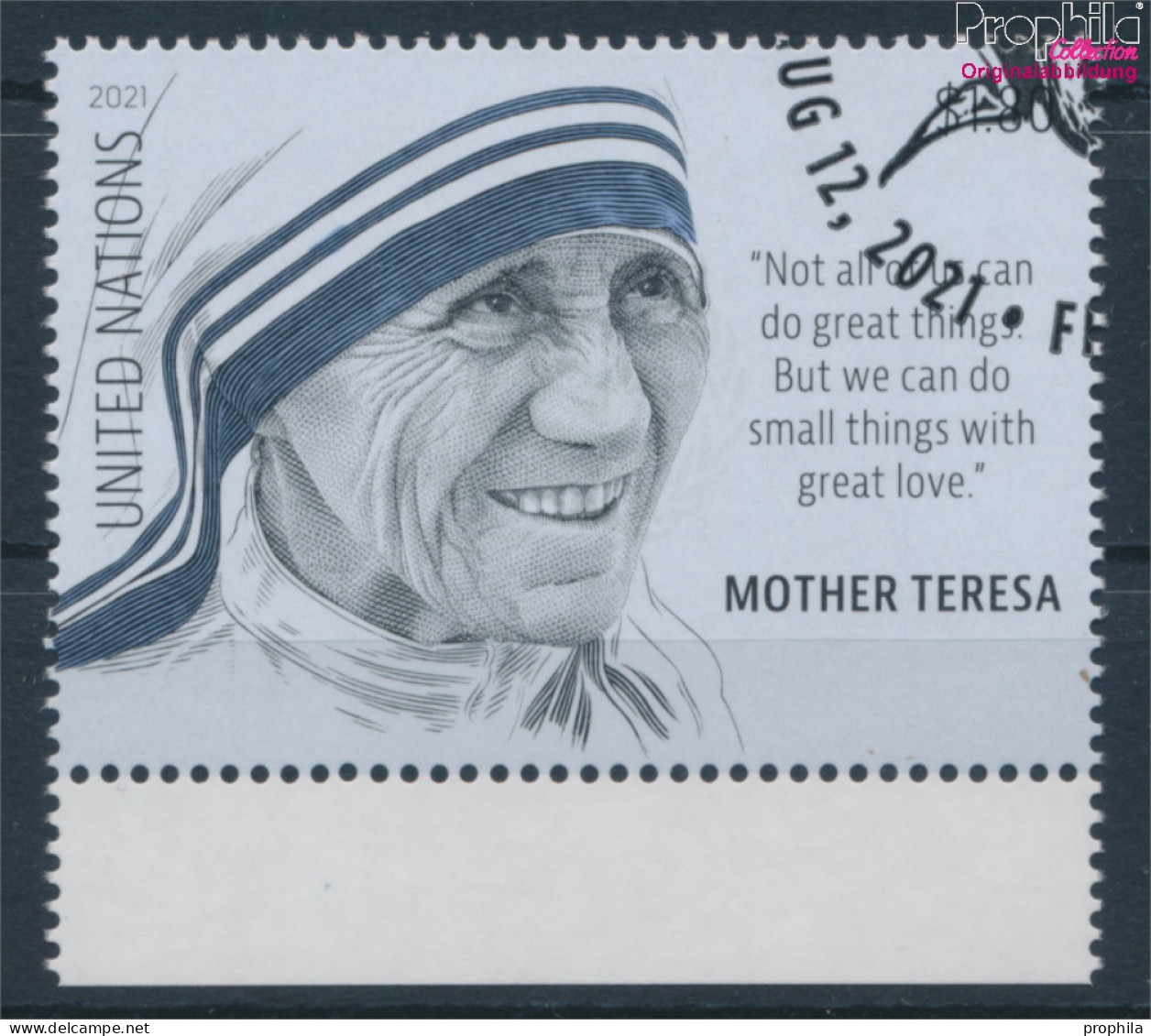 UNO - New York 1803 (kompl.Ausg.) Gestempelt 2021 Mutter Teresa (10159862 - Used Stamps
