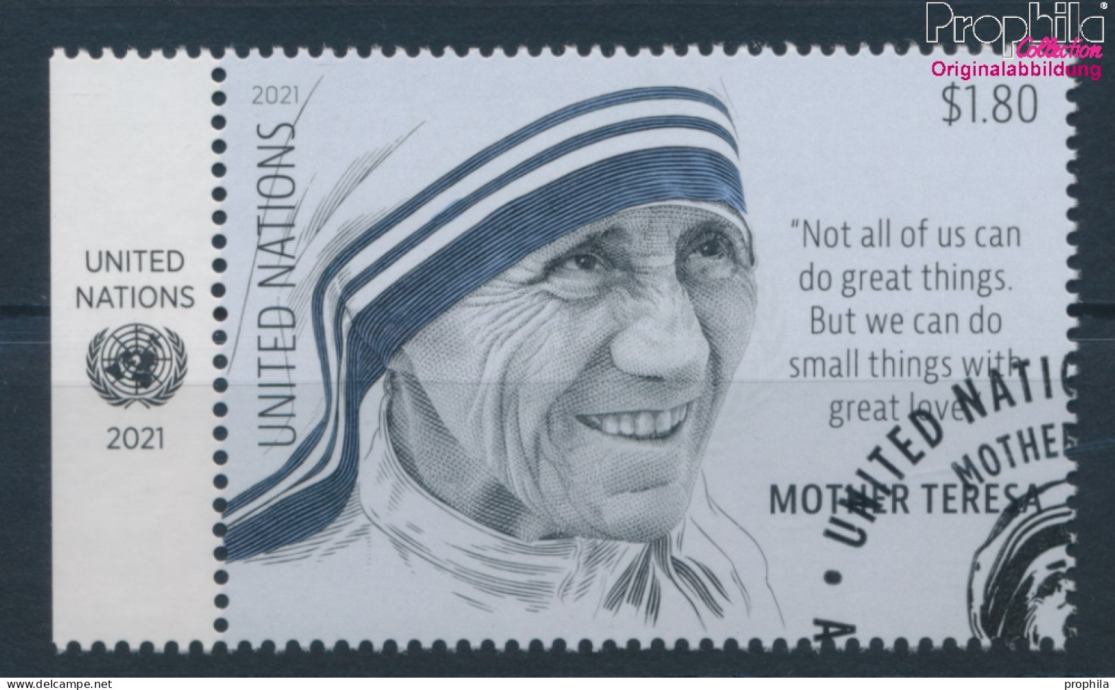 UNO - New York 1803 (kompl.Ausg.) Gestempelt 2021 Mutter Teresa (10159863 - Usati