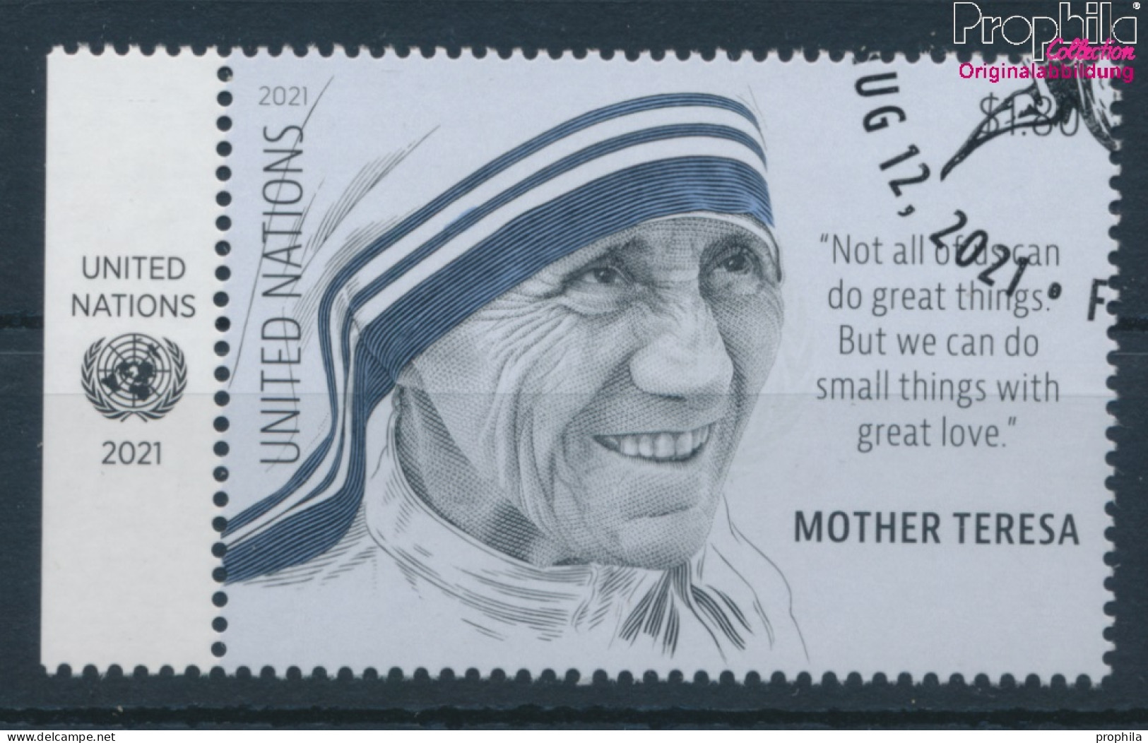 UNO - New York 1803 (kompl.Ausg.) Gestempelt 2021 Mutter Teresa (10159871 - Usados