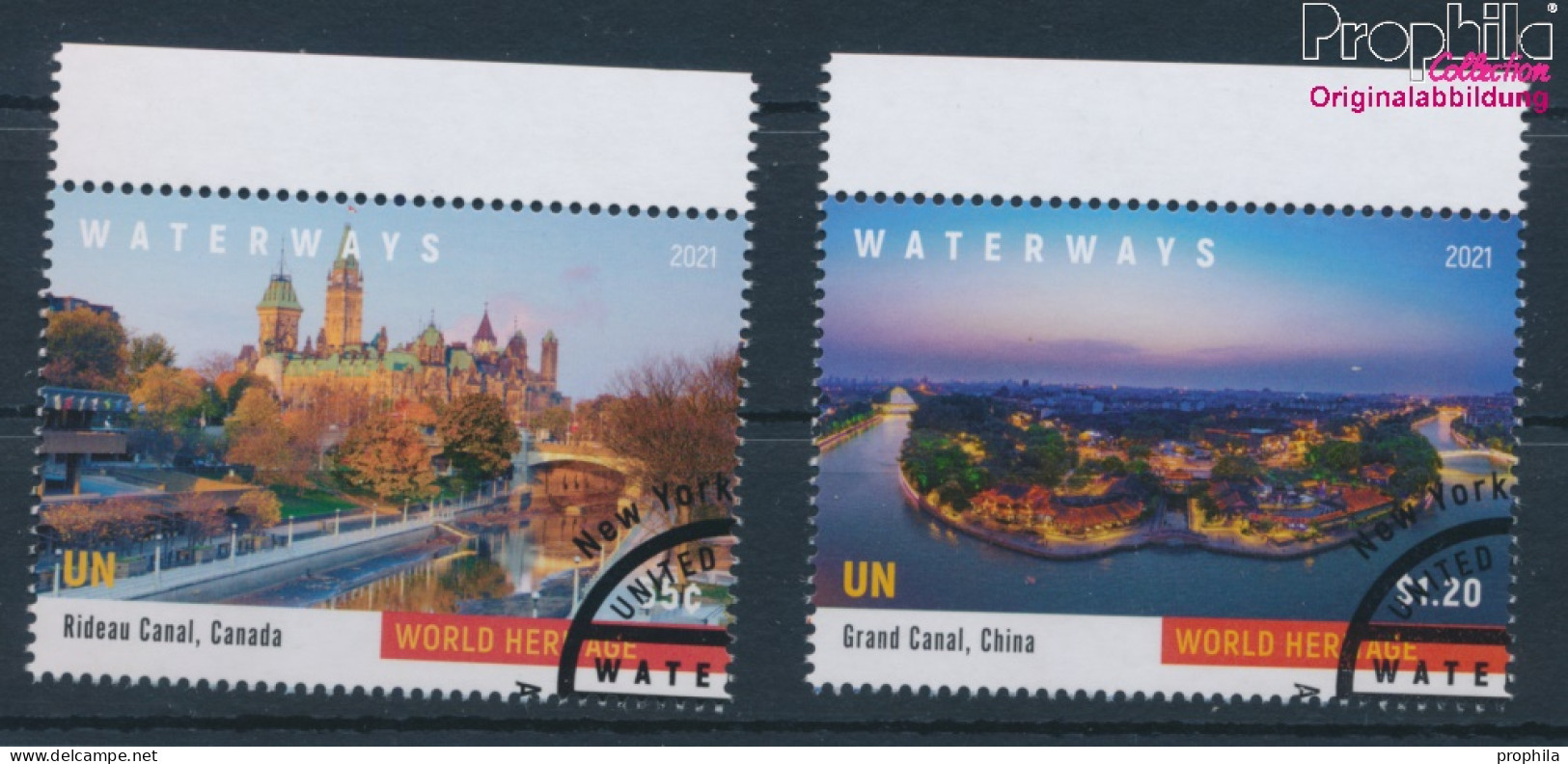 UNO - New York 1804-1805 (kompl.Ausg.) Gestempelt 2021 UNESCO Welterbe (10159837 - Used Stamps