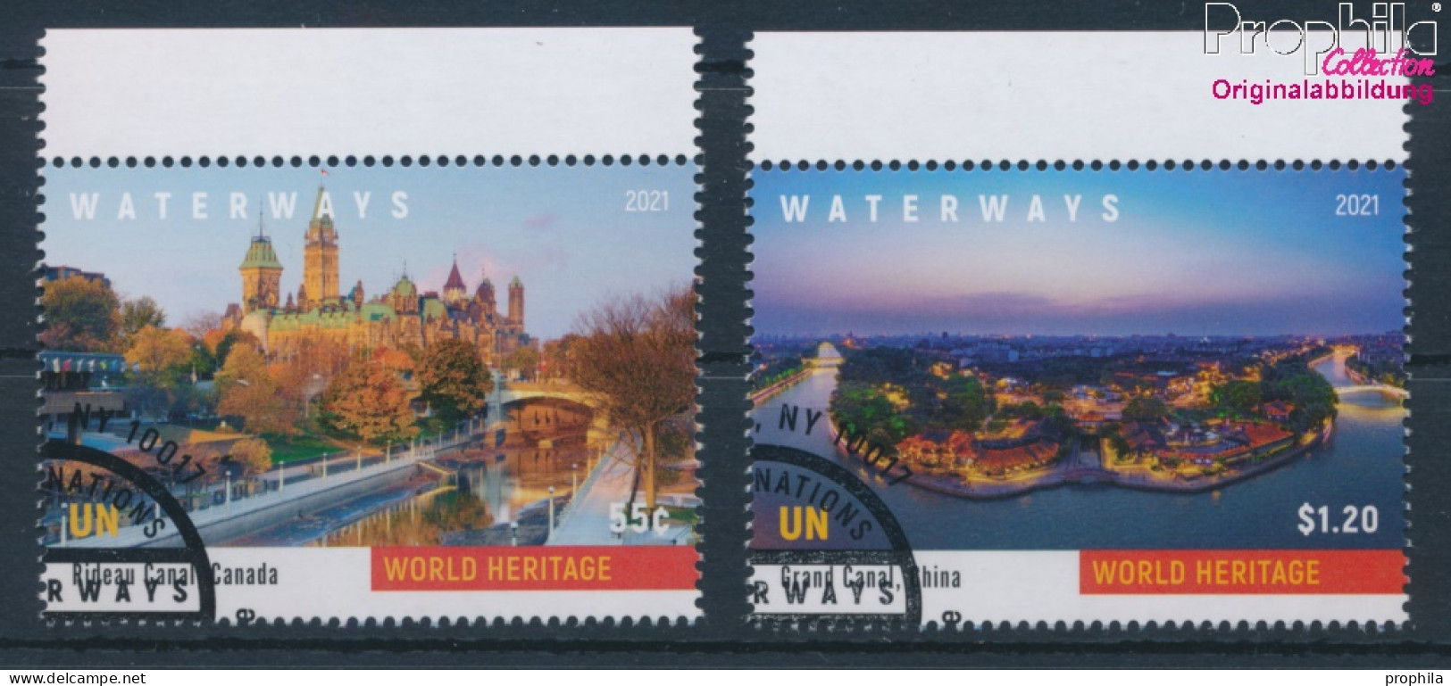 UNO - New York 1804-1805 (kompl.Ausg.) Gestempelt 2021 UNESCO Welterbe (10159838 - Used Stamps