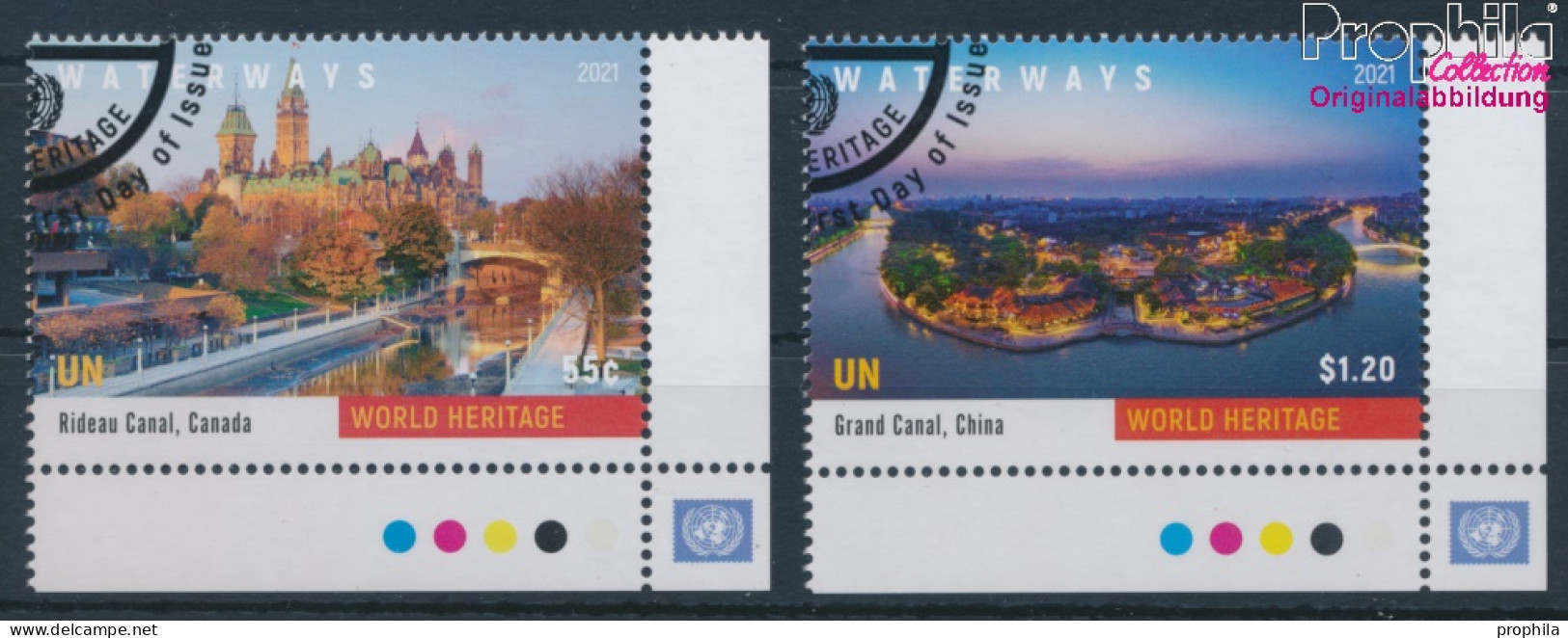 UNO - New York 1804-1805 (kompl.Ausg.) Gestempelt 2021 UNESCO Welterbe (10159840 - Used Stamps