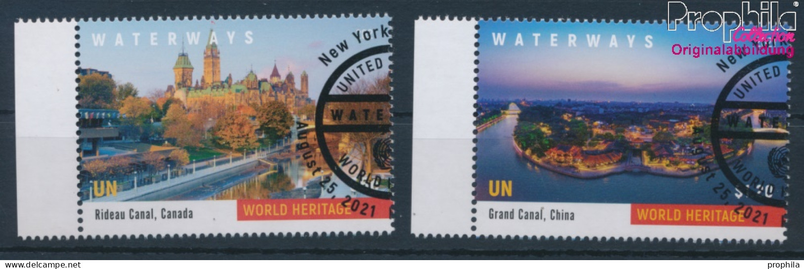 UNO - New York 1804-1805 (kompl.Ausg.) Gestempelt 2021 UNESCO Welterbe (10159847 - Usados
