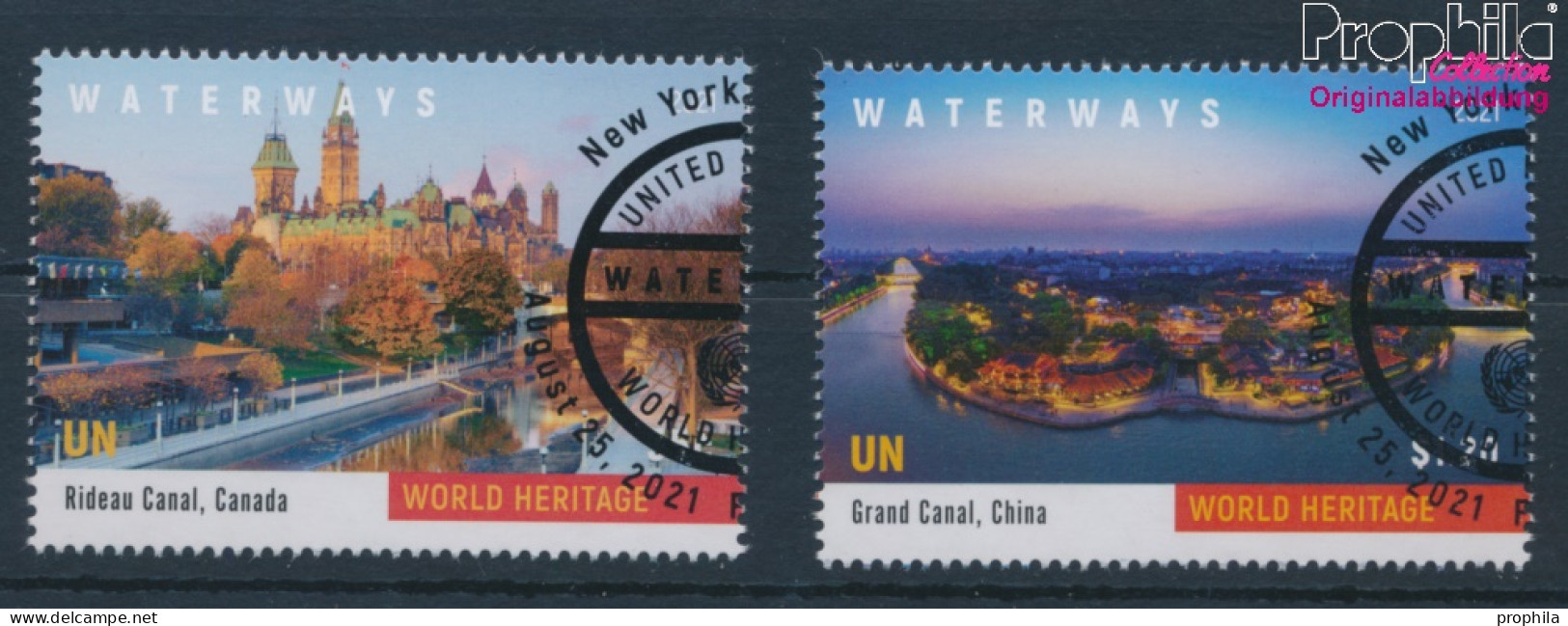 UNO - New York 1804-1805 (kompl.Ausg.) Gestempelt 2021 UNESCO Welterbe (10159849 - Usados