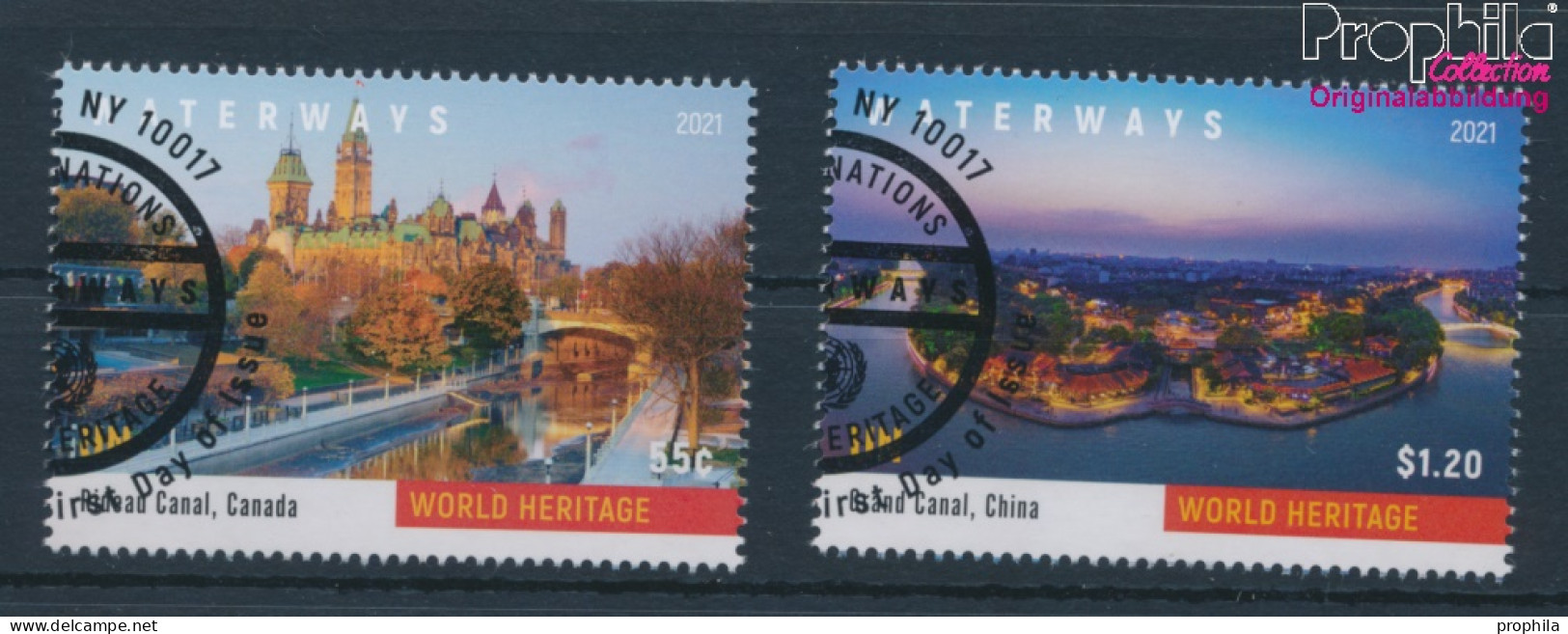 UNO - New York 1804-1805 (kompl.Ausg.) Gestempelt 2021 UNESCO Welterbe (10159850 - Used Stamps