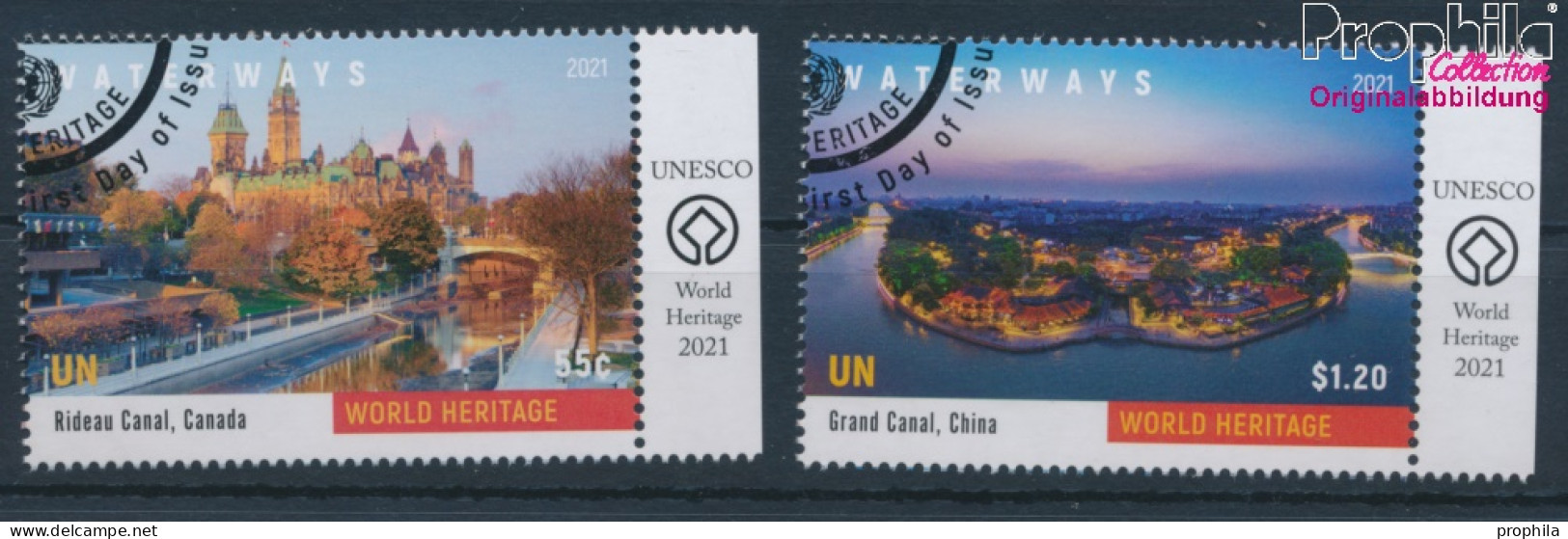 UNO - New York 1804-1805 (kompl.Ausg.) Gestempelt 2021 UNESCO Welterbe (10159852 - Used Stamps