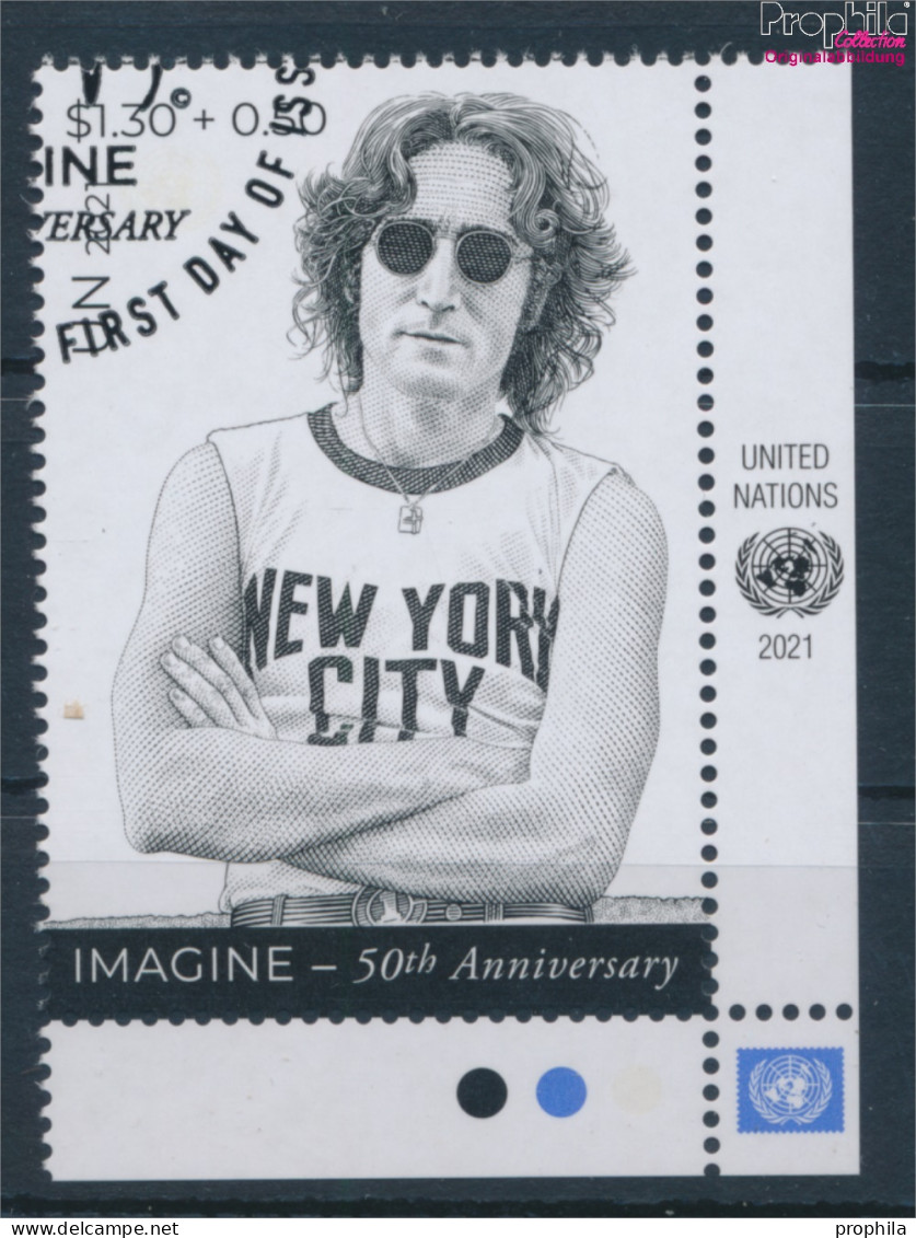 UNO - New York 1812 (kompl.Ausg.) Gestempelt 2021 Imagine Von John Lennon (10159821 - Gebraucht