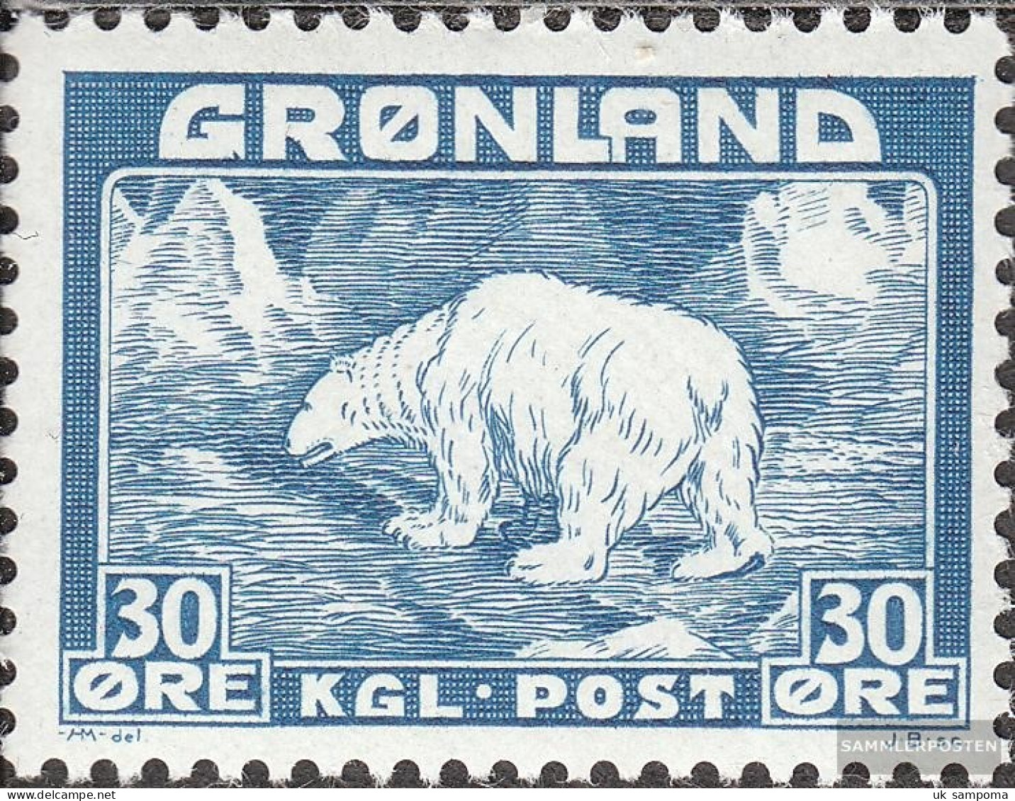 Denmark - Greenland 6 Unmounted Mint / Never Hinged 1938 King Christian X. - Unused Stamps