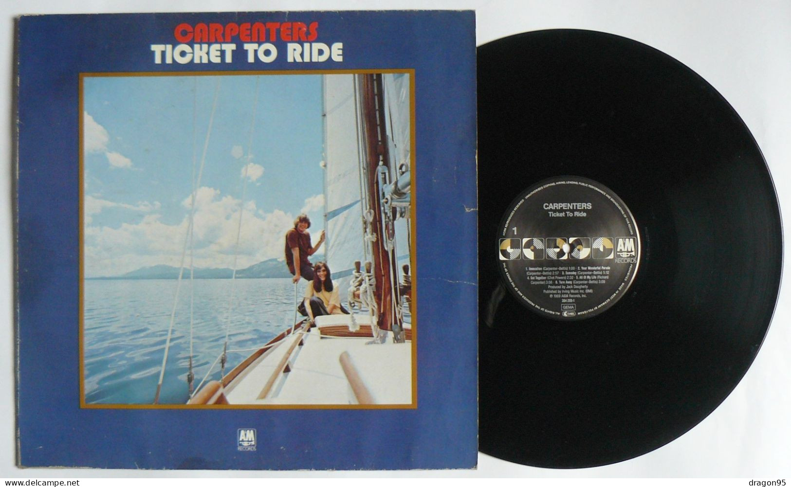 LP CARPENTERS : Ticket To Ride - AM Records 394 205-1 Code Y - UK - Autres - Musique Anglaise