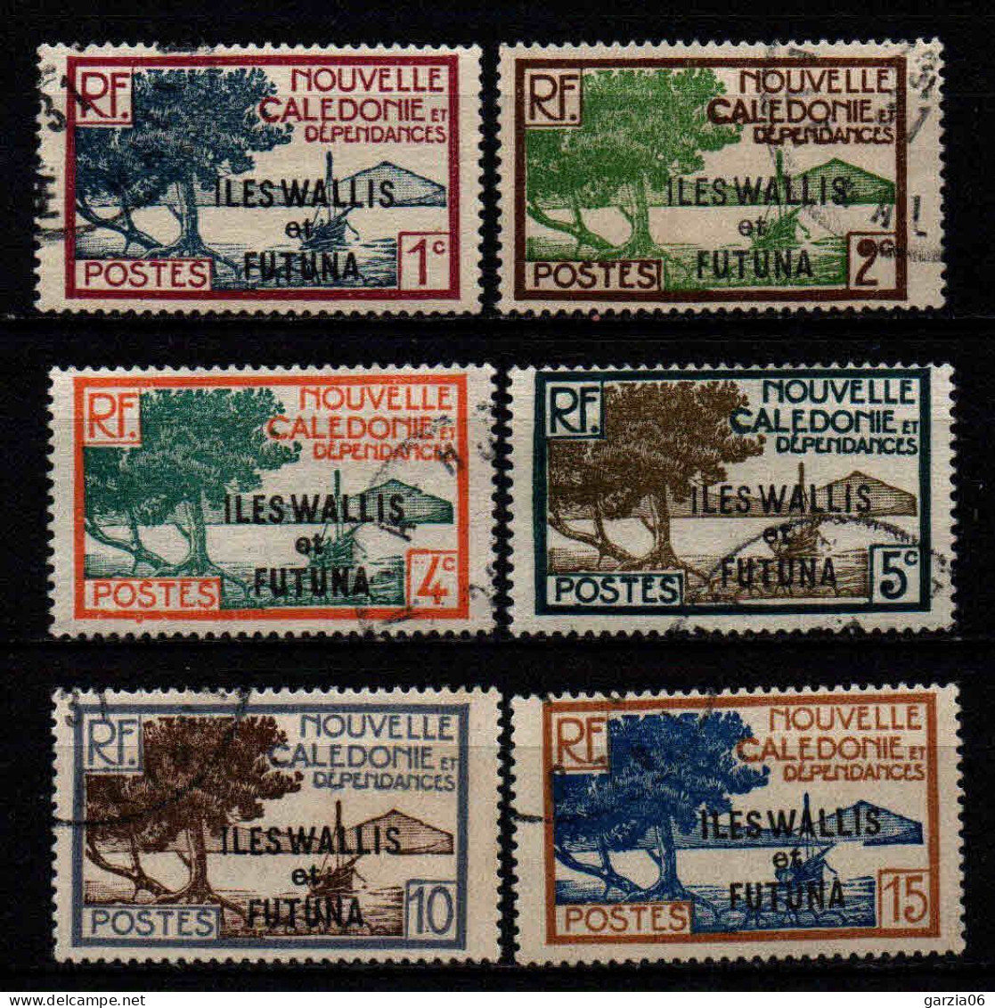 Wallis Et Futuna  - 1930 - Tb De Nouvelle Calédonie Surch   - N° 43 à 48 - Oblit - Used - Used Stamps