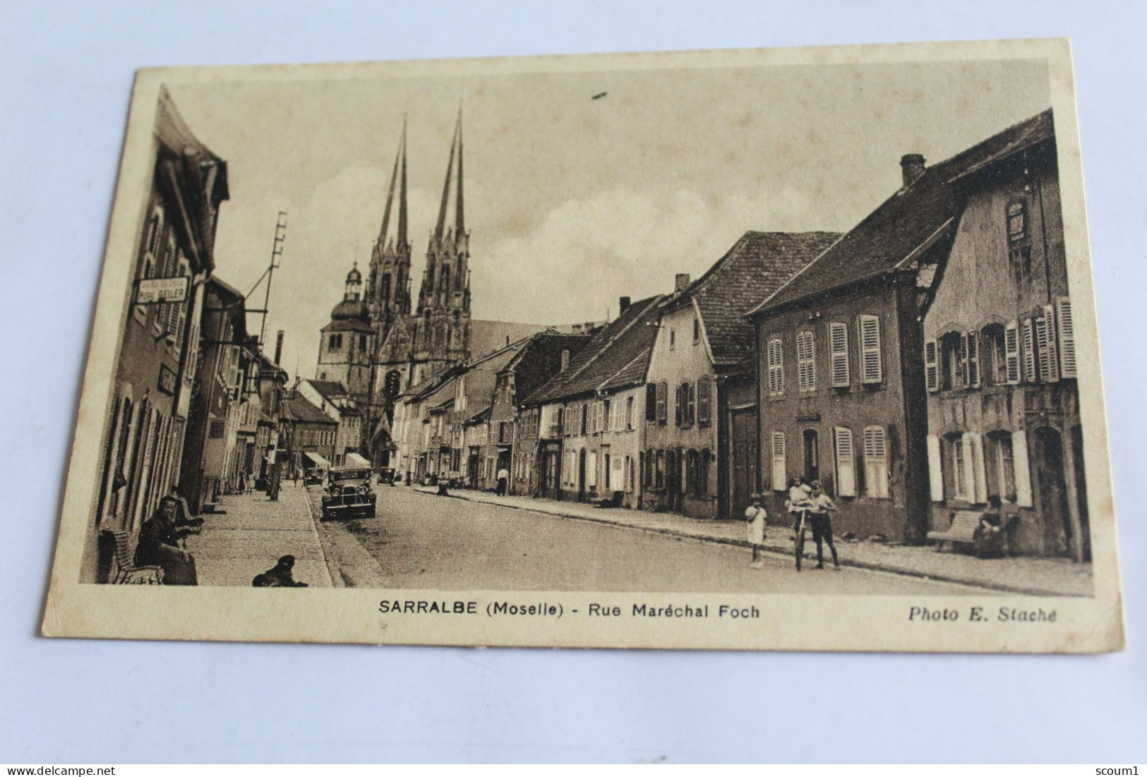 Sarralbe - Rue Maréchal Foch - 1938 - Sarralbe