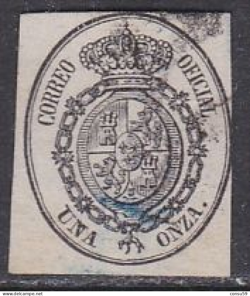 1855-ED. 36 - SERVICIO OFICIAL ESCUDO DE ESPAÑA-1 0NZA -USADO - Usados