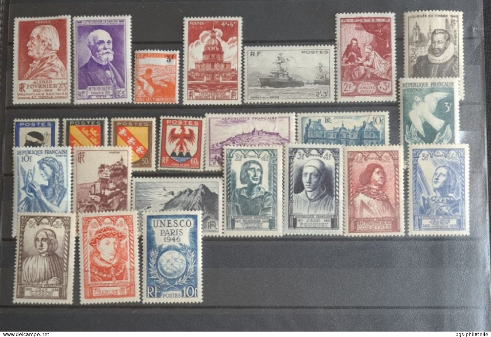 Timbres De France Neufs *(avec Charnières). Année 1946. - 1940-1949