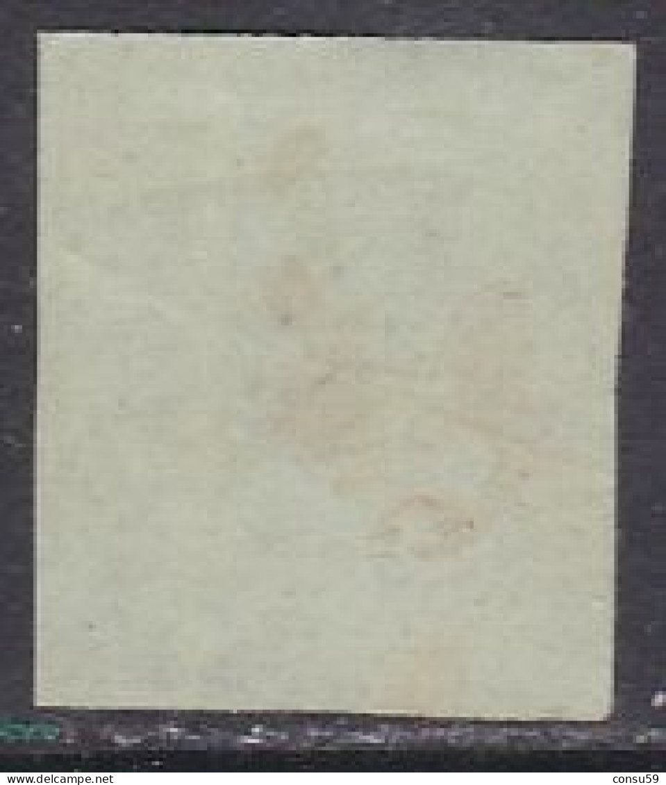 1860-ED. 52 ISABEL II - 4 CUARTOS NARANJA - USADO FECHADOR - Usados