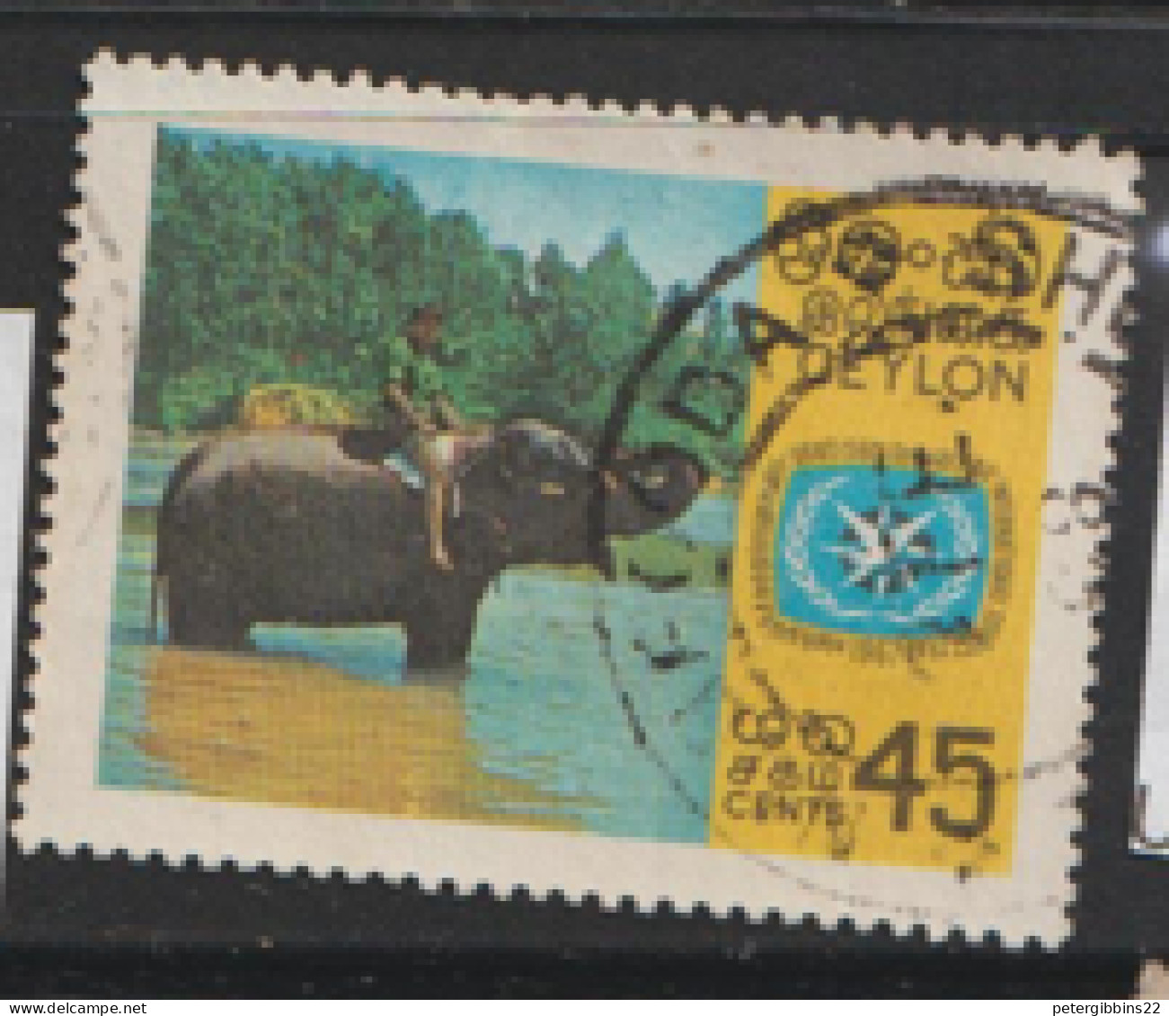 Ceylon 1967  SG  530  Elephant Ride   Fine Used - Gebraucht