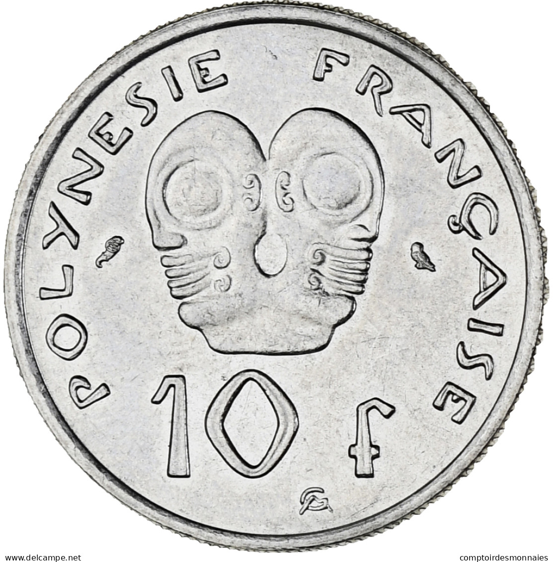 Polynésie Française, 10 Francs, 1972, Paris, SUP, Nickel, KM:8 - Französisch-Polynesien