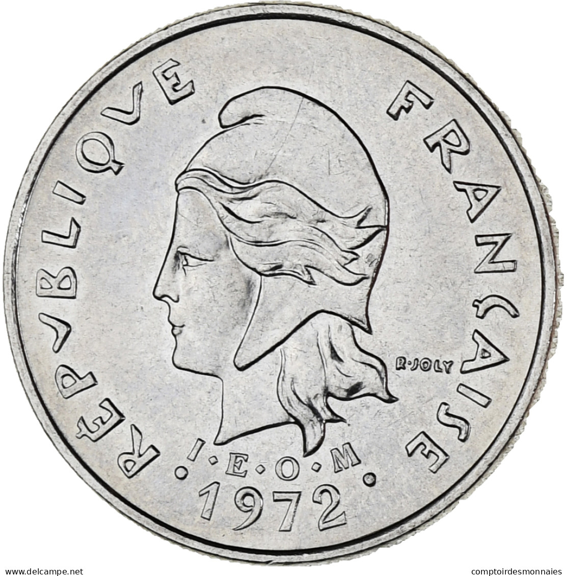 Polynésie Française, 10 Francs, 1972, Paris, SPL, Nickel, KM:8 - Polynésie Française