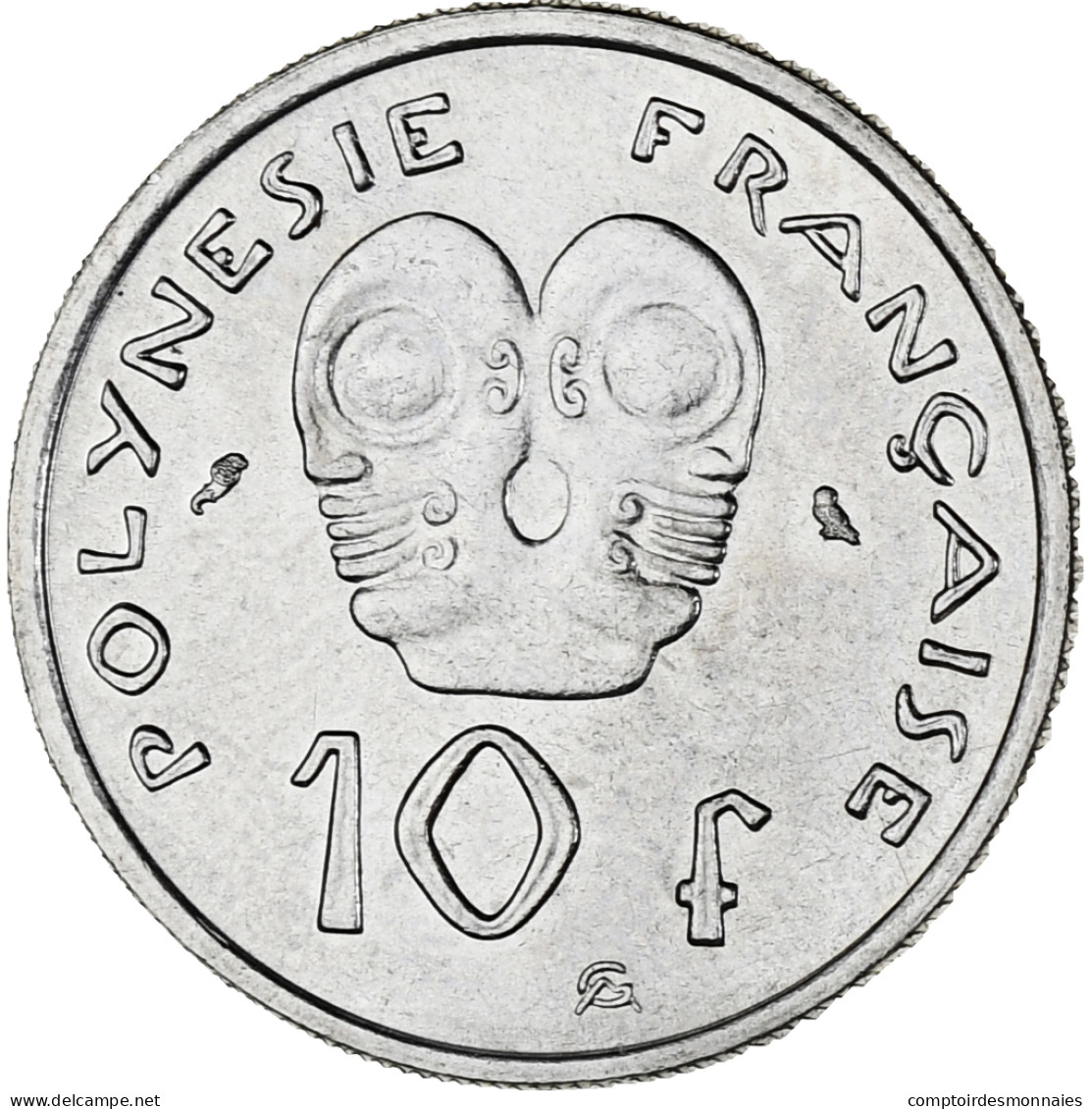 Polynésie Française, 10 Francs, 1972, Paris, SUP, Nickel, KM:8 - Polynésie Française