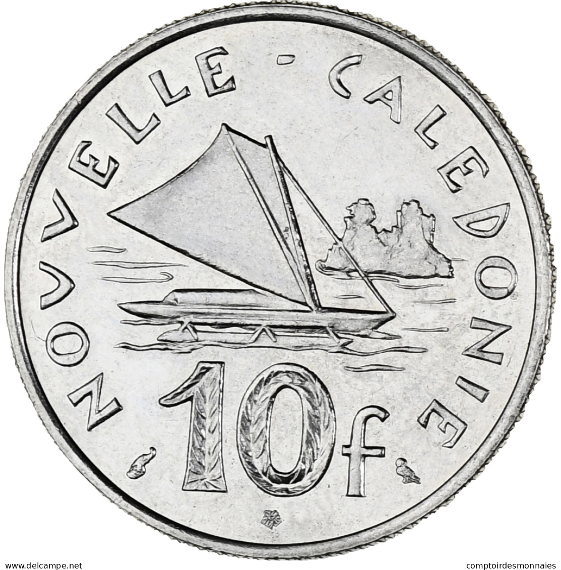 Nouvelle-Calédonie, 10 Francs, 1972, Paris, SUP, Nickel, KM:11 - Nouvelle-Calédonie