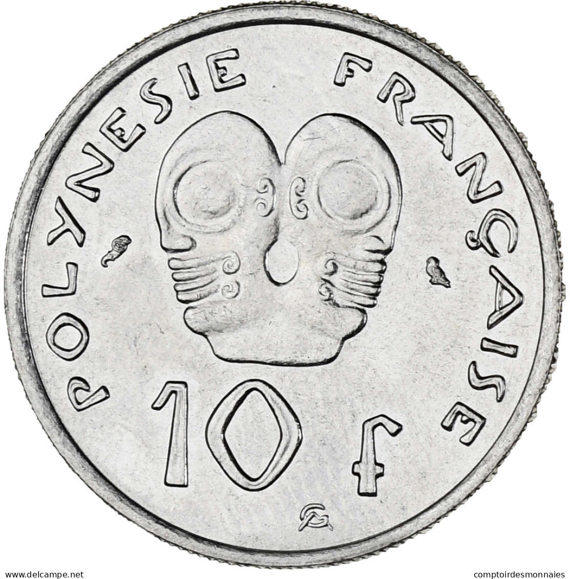 Polynésie Française, 10 Francs, 1972, Paris, SUP, Nickel, KM:8 - French Polynesia