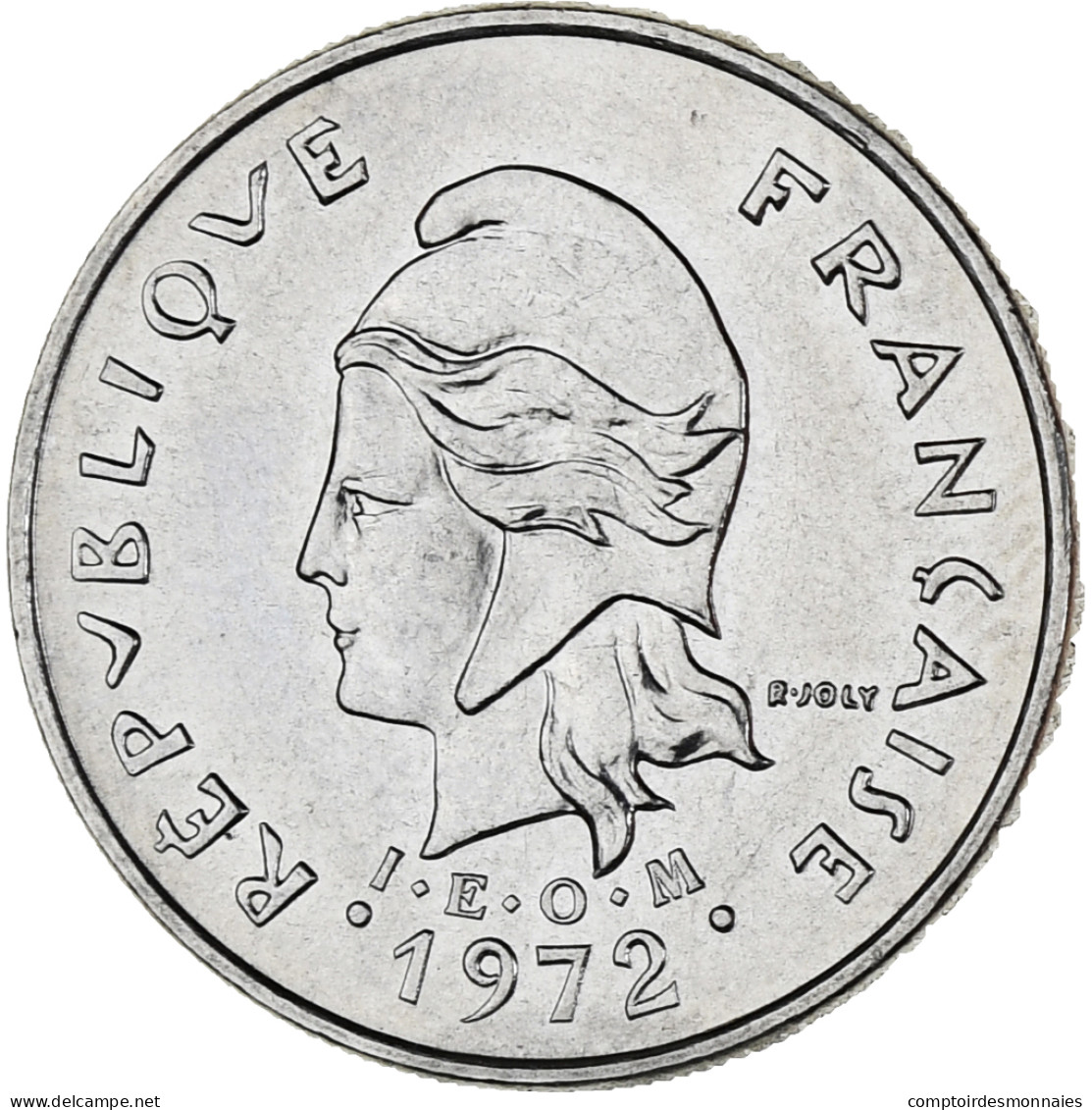 Polynésie Française, 10 Francs, 1972, Paris, SPL, Nickel, KM:8 - Polynésie Française