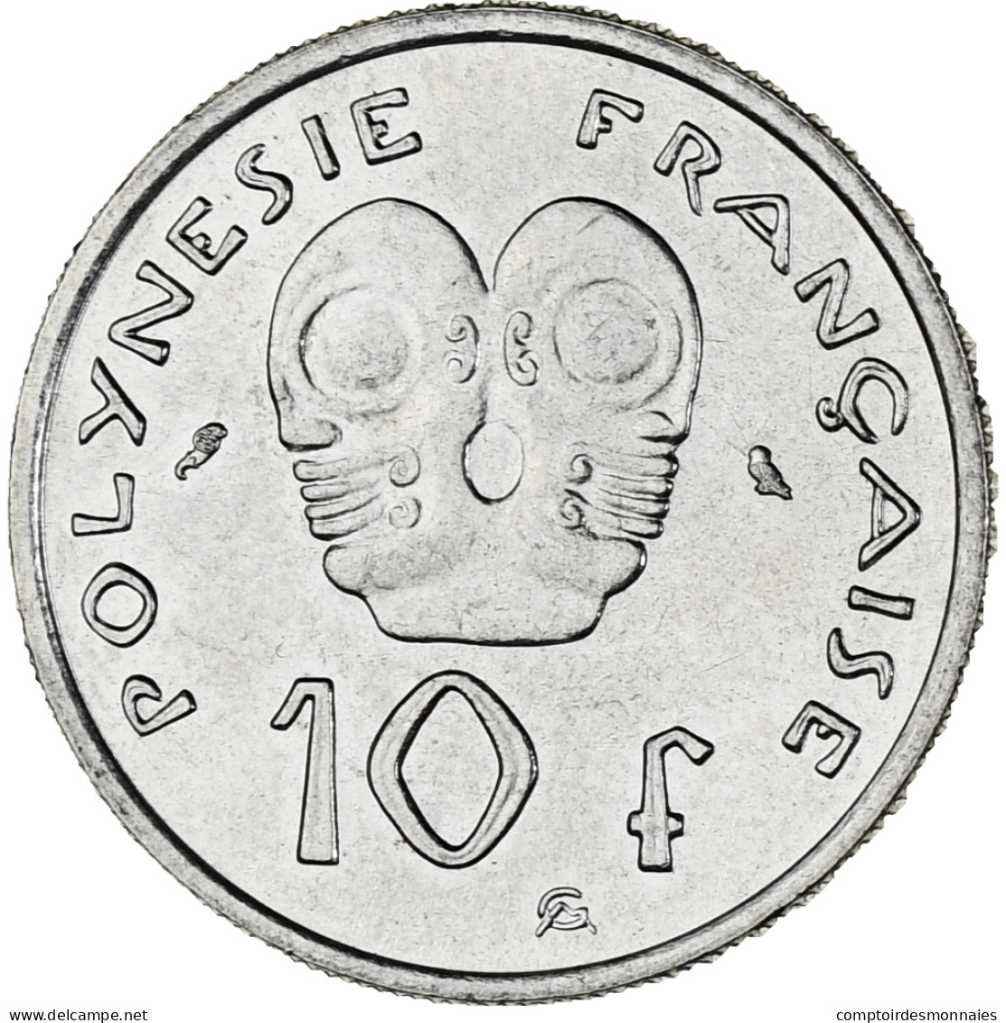 Polynésie Française, 10 Francs, 1972, Paris, SPL, Nickel, KM:8 - French Polynesia