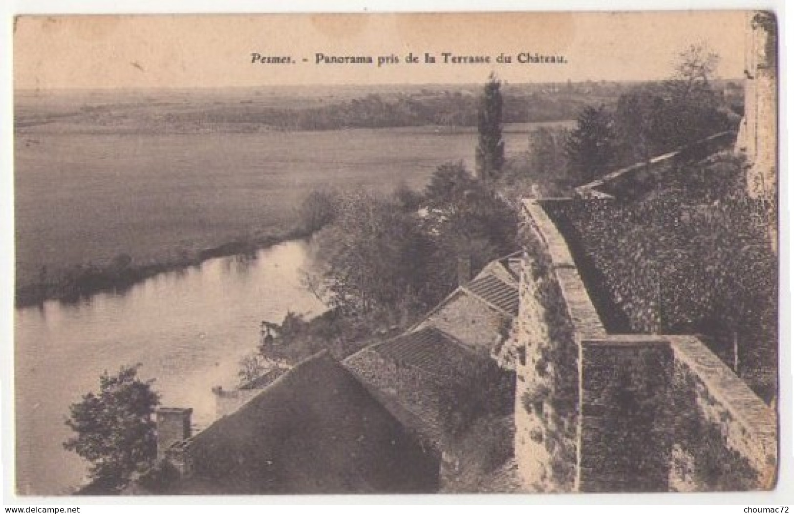 (70) 073, Pesmes, Panorama Pris De La Terrasse Du Château - Pesmes