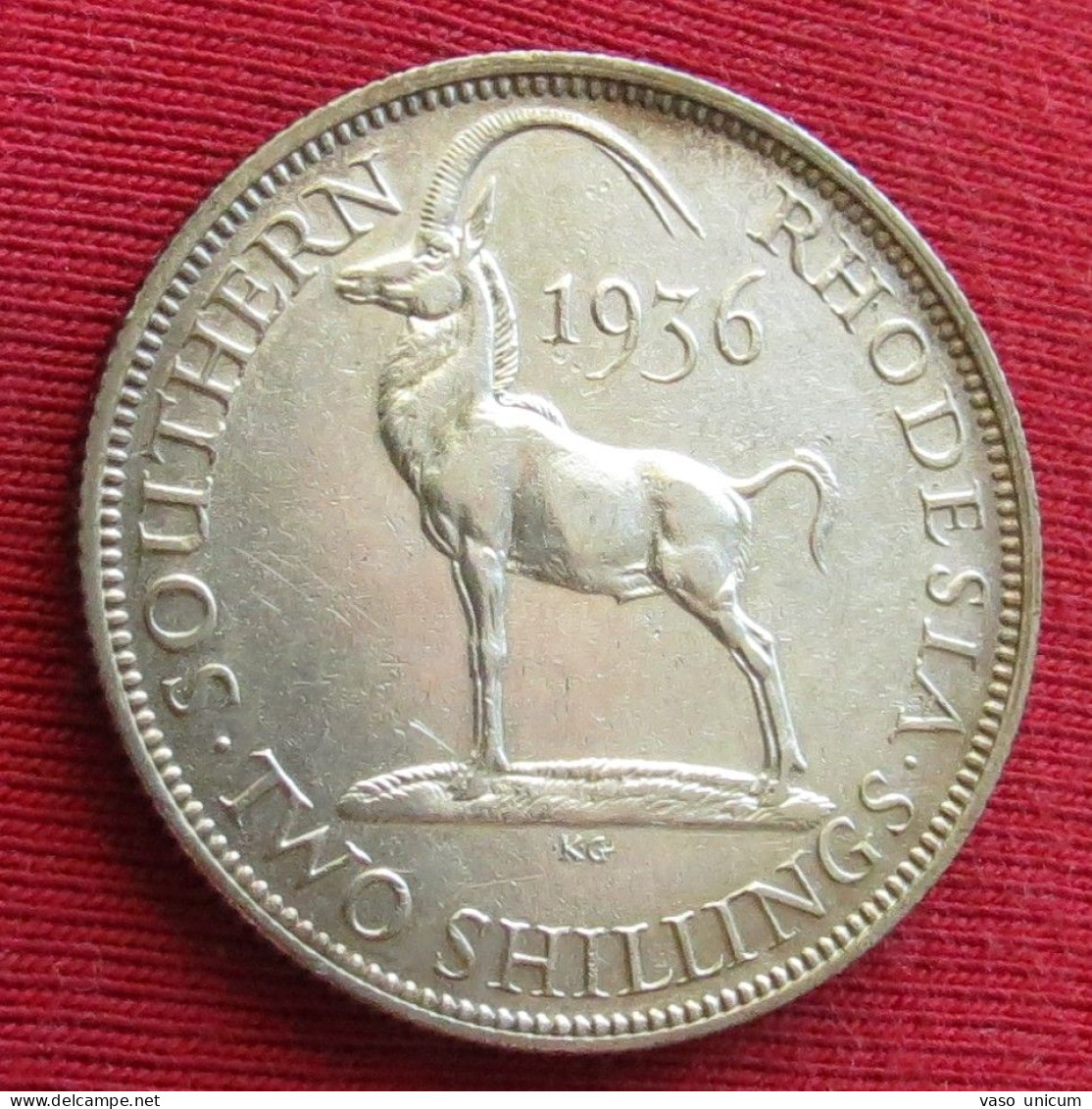 South Rhodesia 2 Shilling 1936 - Rhodesia