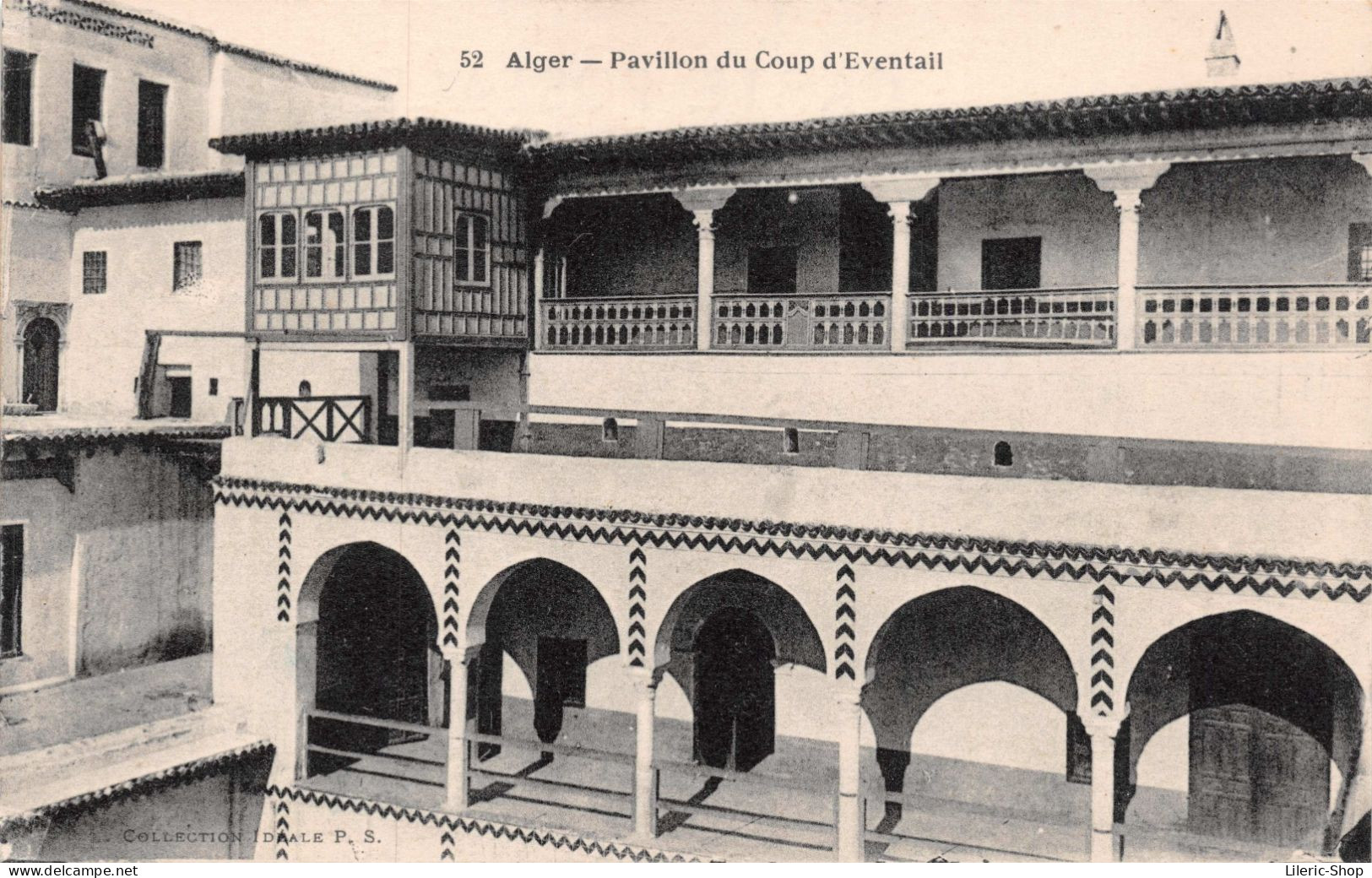 ALGER - Pavillon Du Coup D'Eventail - Cpa Vers 1930 - Algiers